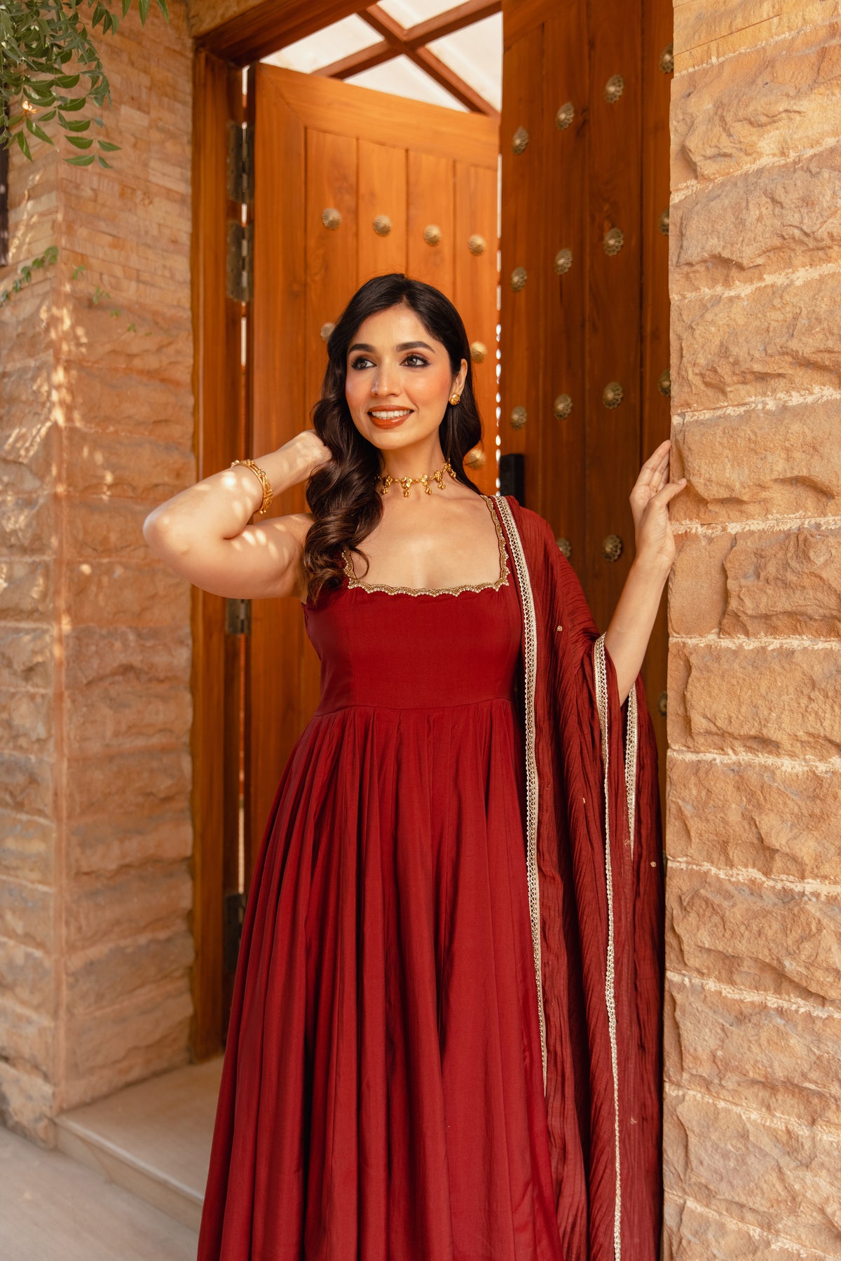 Ruby Sleeveless - Red