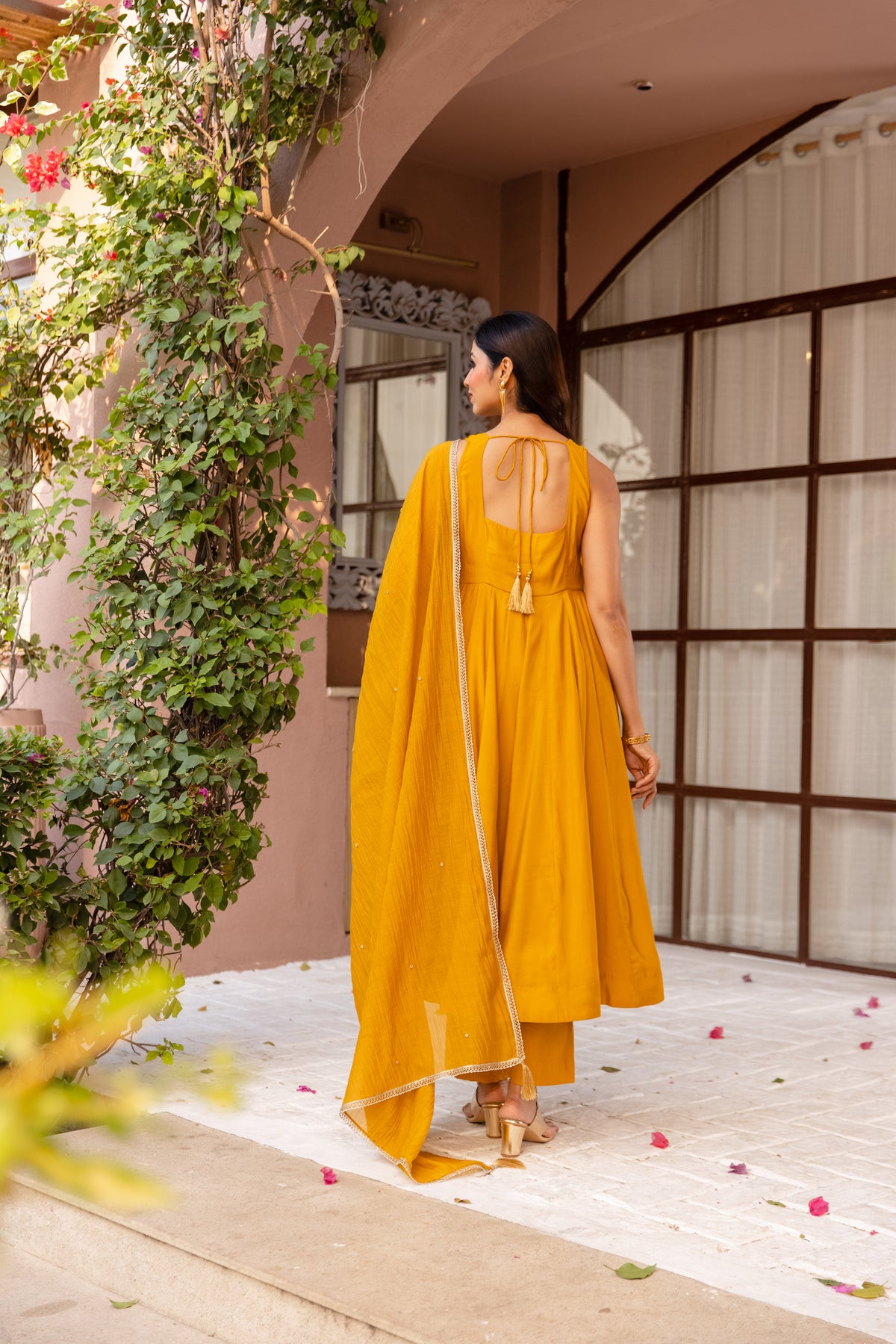 Tuscany Sleeveless - Mustard Yellow