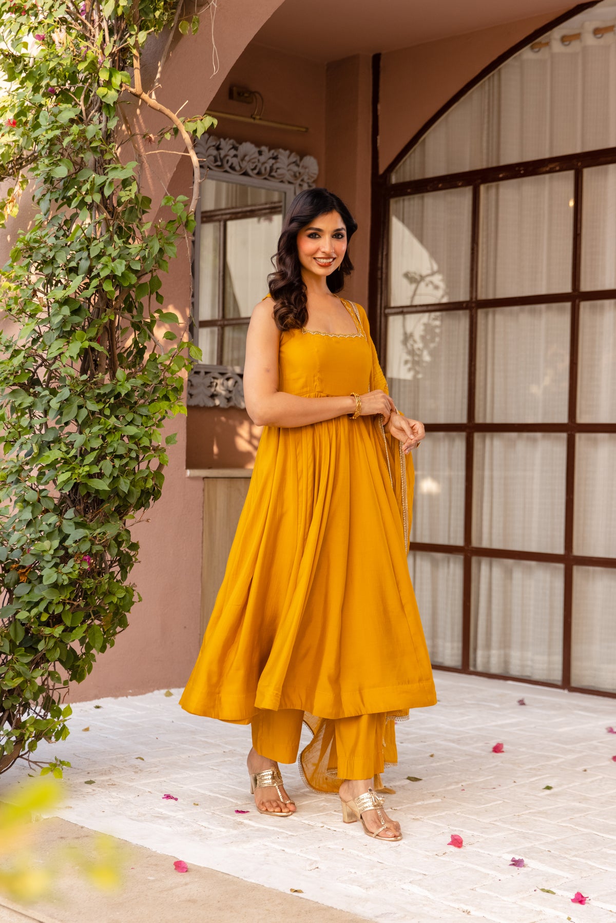 Tuscany Sleeveless - Mustard Yellow