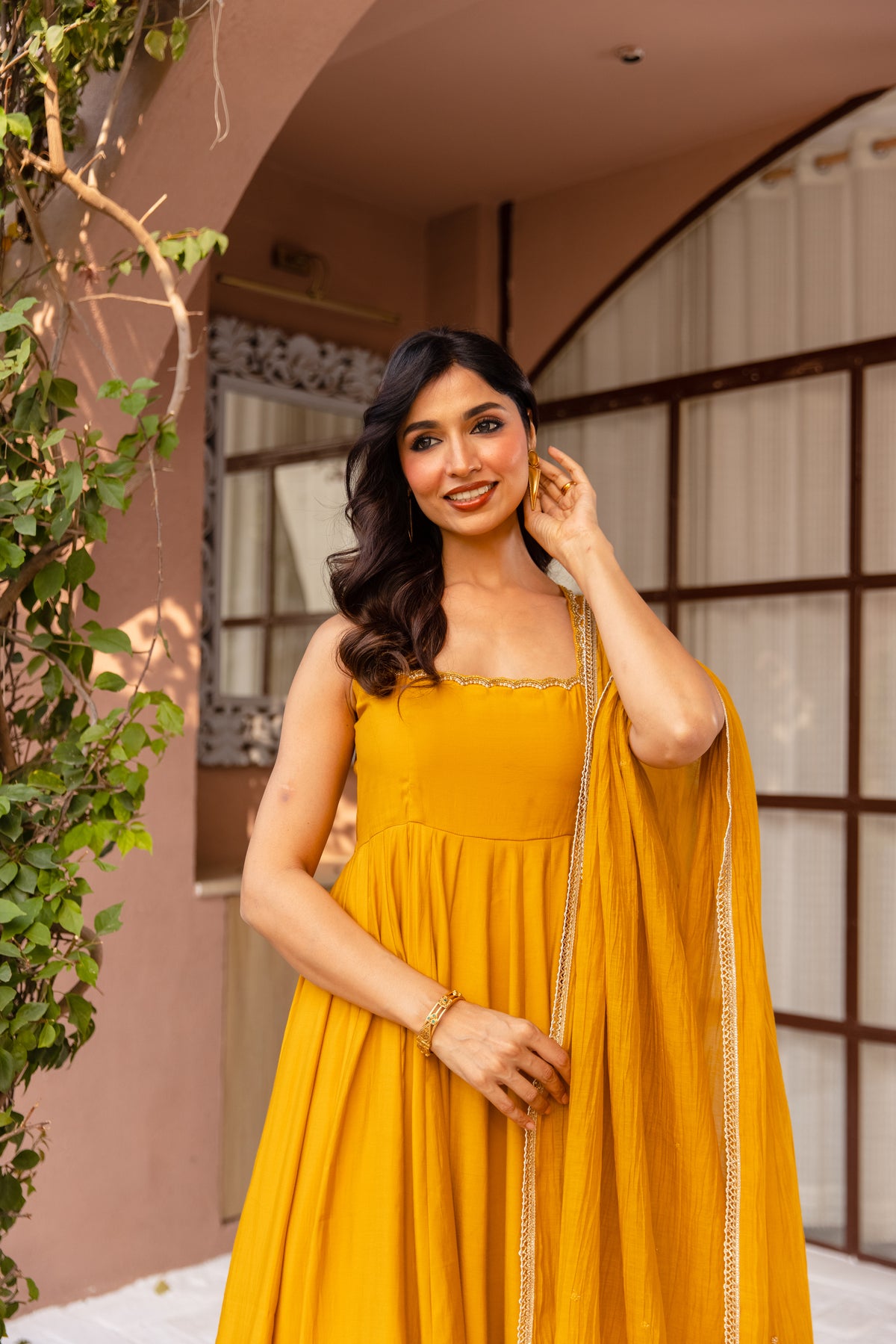 Tuscany Sleeveless - Mustard Yellow