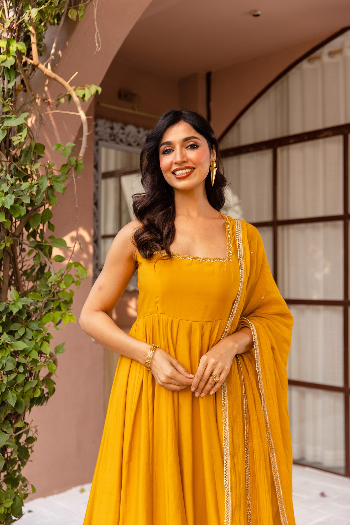 Tuscany Sleeveless - Mustard Yellow