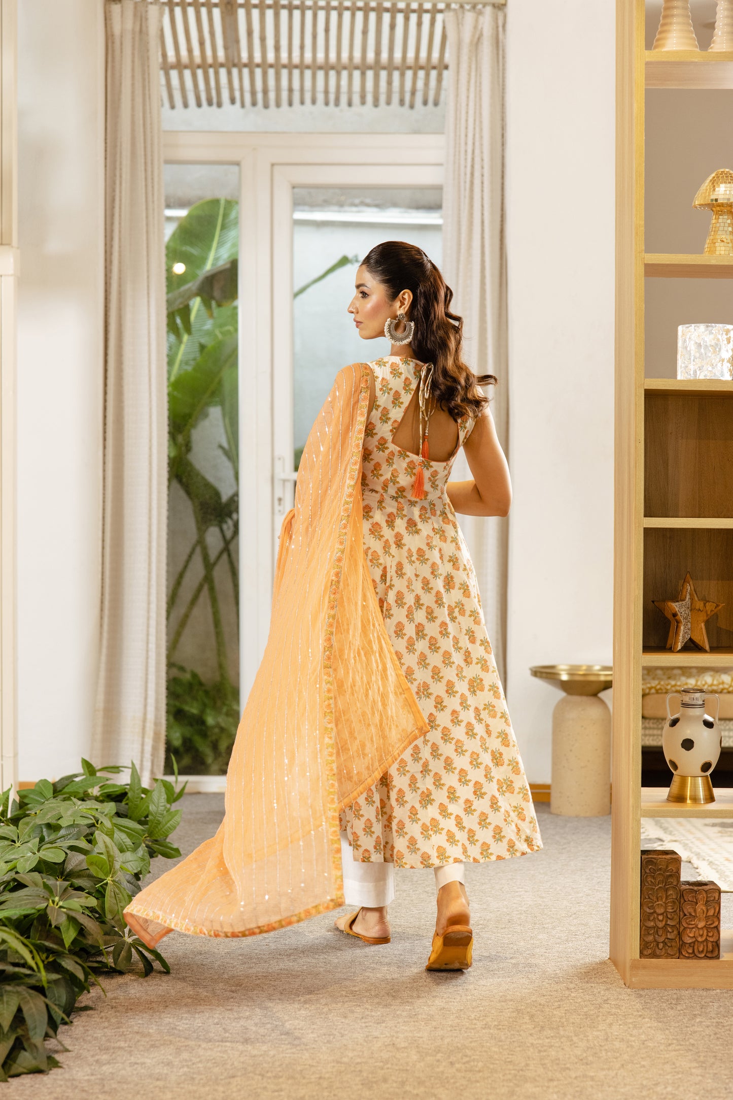 Ivory Peach Sleeveless- Butti