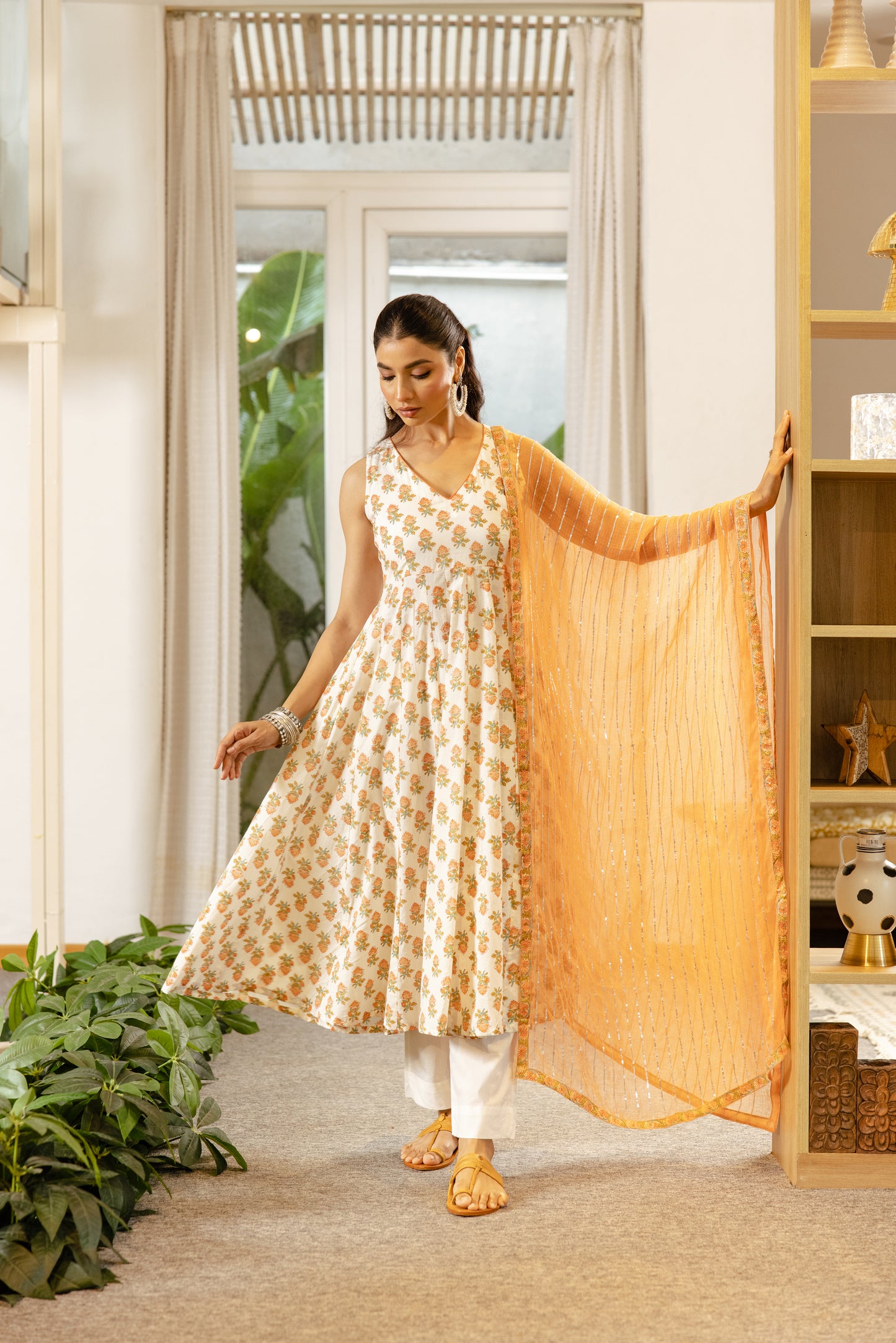 Ivory Peach Sleeveless- Butti