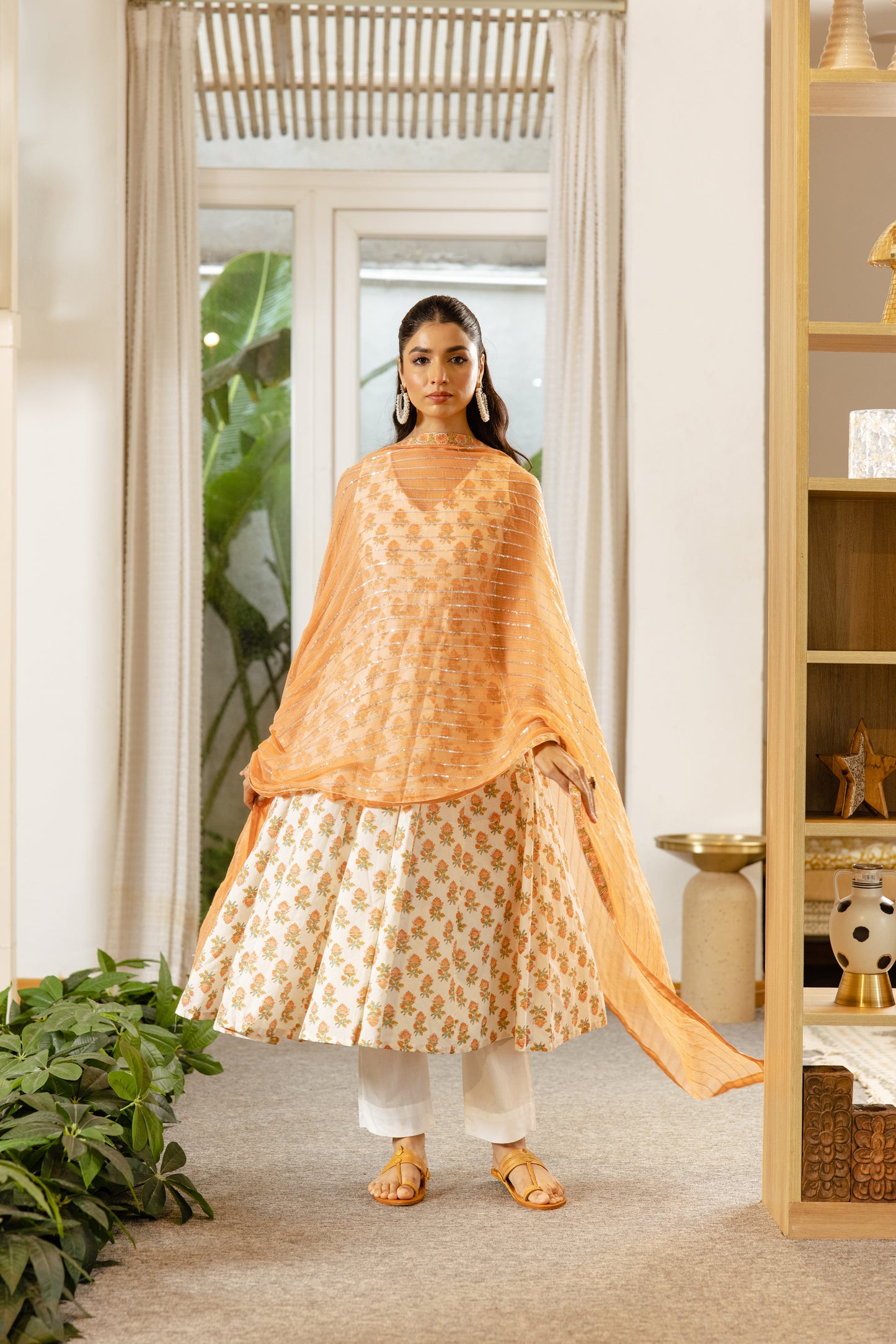 Ivory Peach Sleeveless- Butti