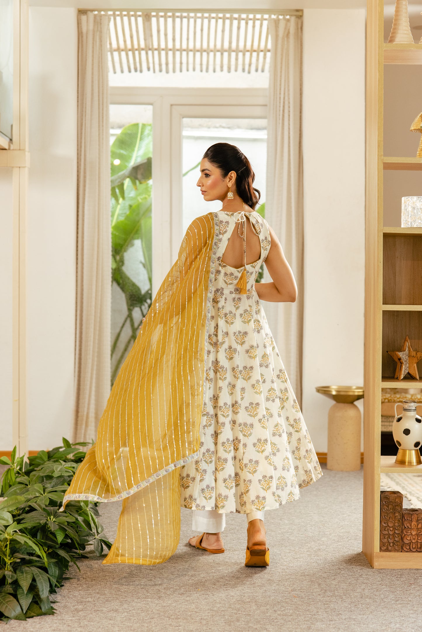 Ivory Saffron Sleeveless- Butta