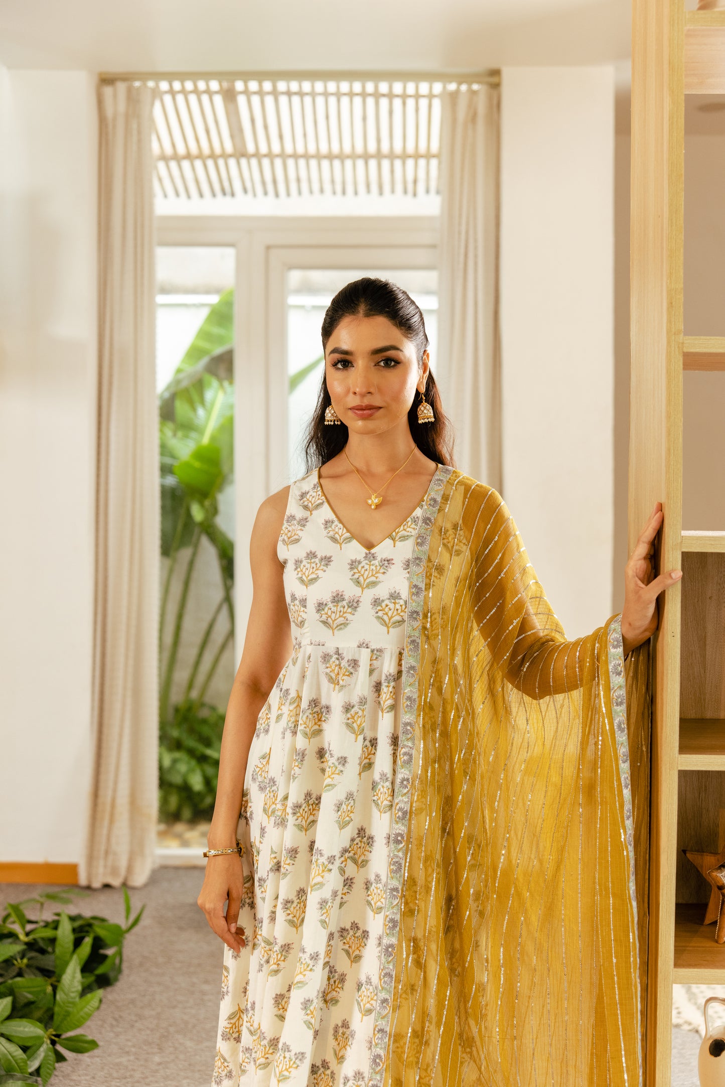 Ivory Saffron Sleeveless- Butta