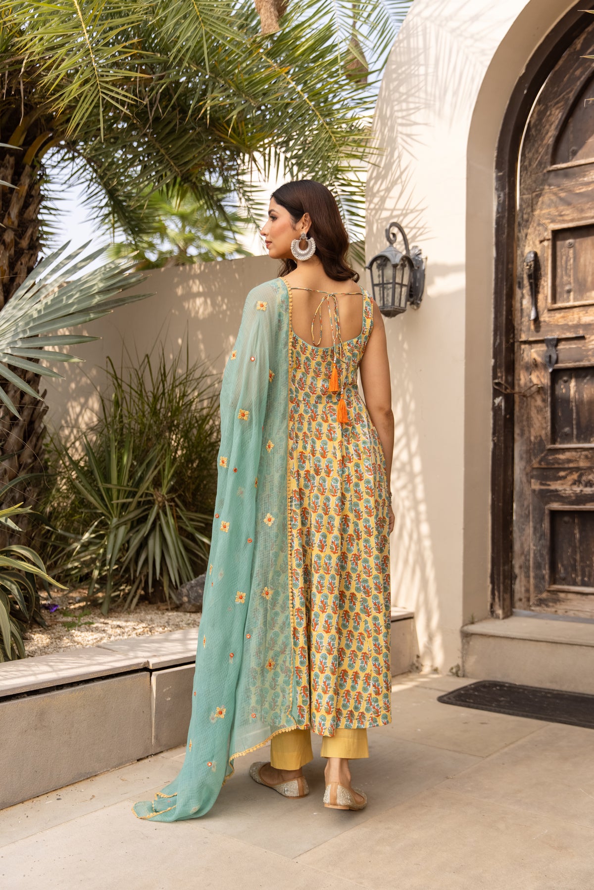 Pastel Yellow & Teal (Sleeveless)
