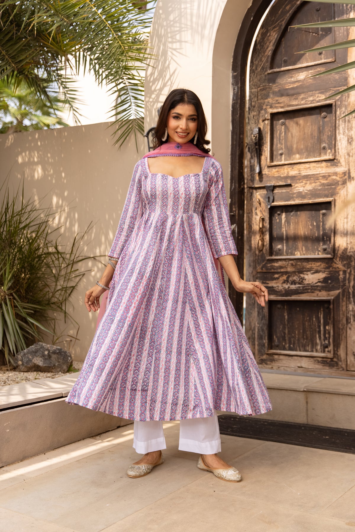 Lined Purple & Pink (Sleeved)