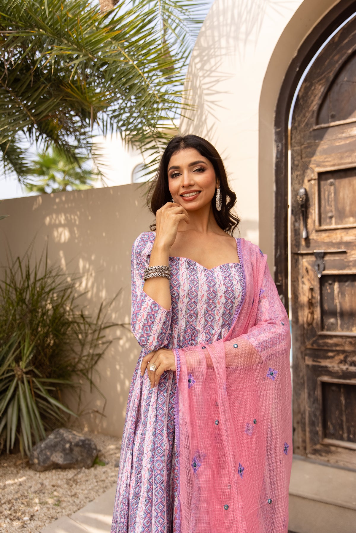 Lined Purple & Pink (Sleeved)