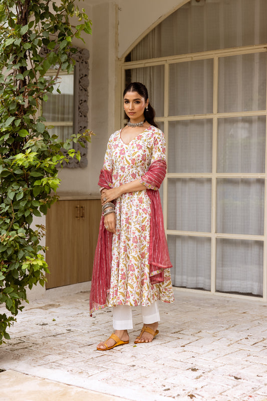 Ivory Rose Sleeved- Jaal