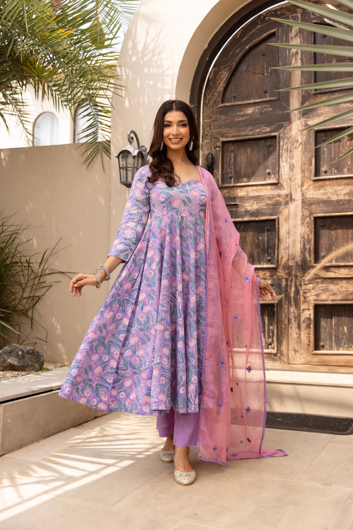 Floral Purple & Pink (Sleeved)