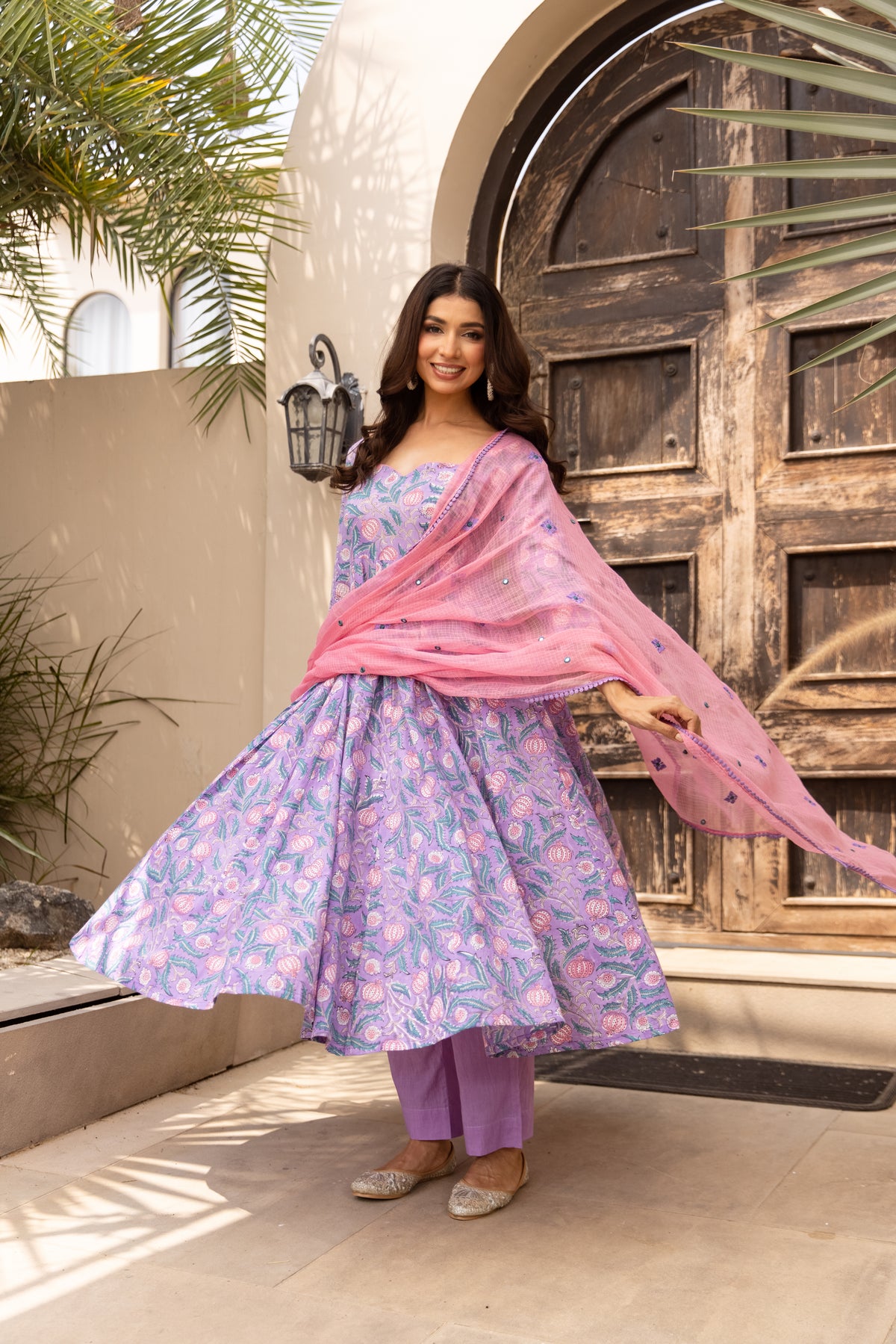 Floral Purple & Pink (Sleeved)