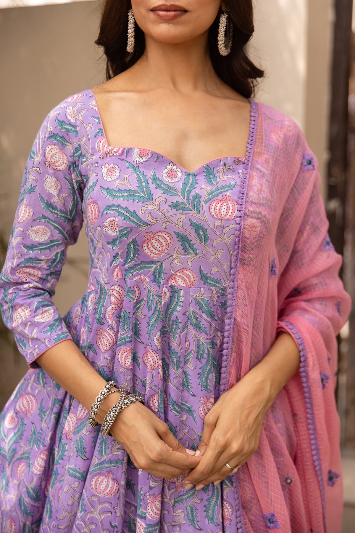 Floral Purple & Pink (Sleeved)