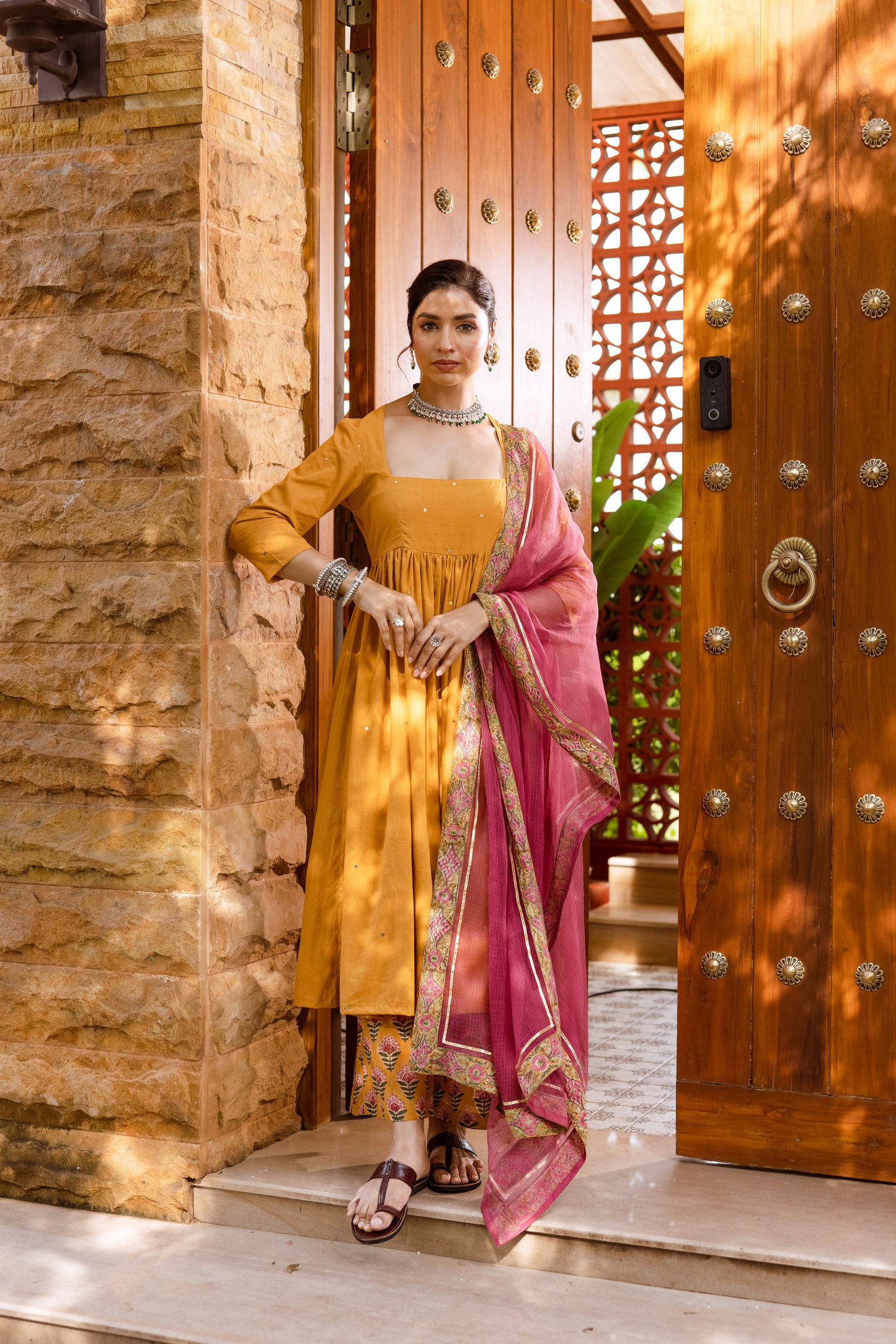 Sunlit Bloom Nyra Cut Suit
