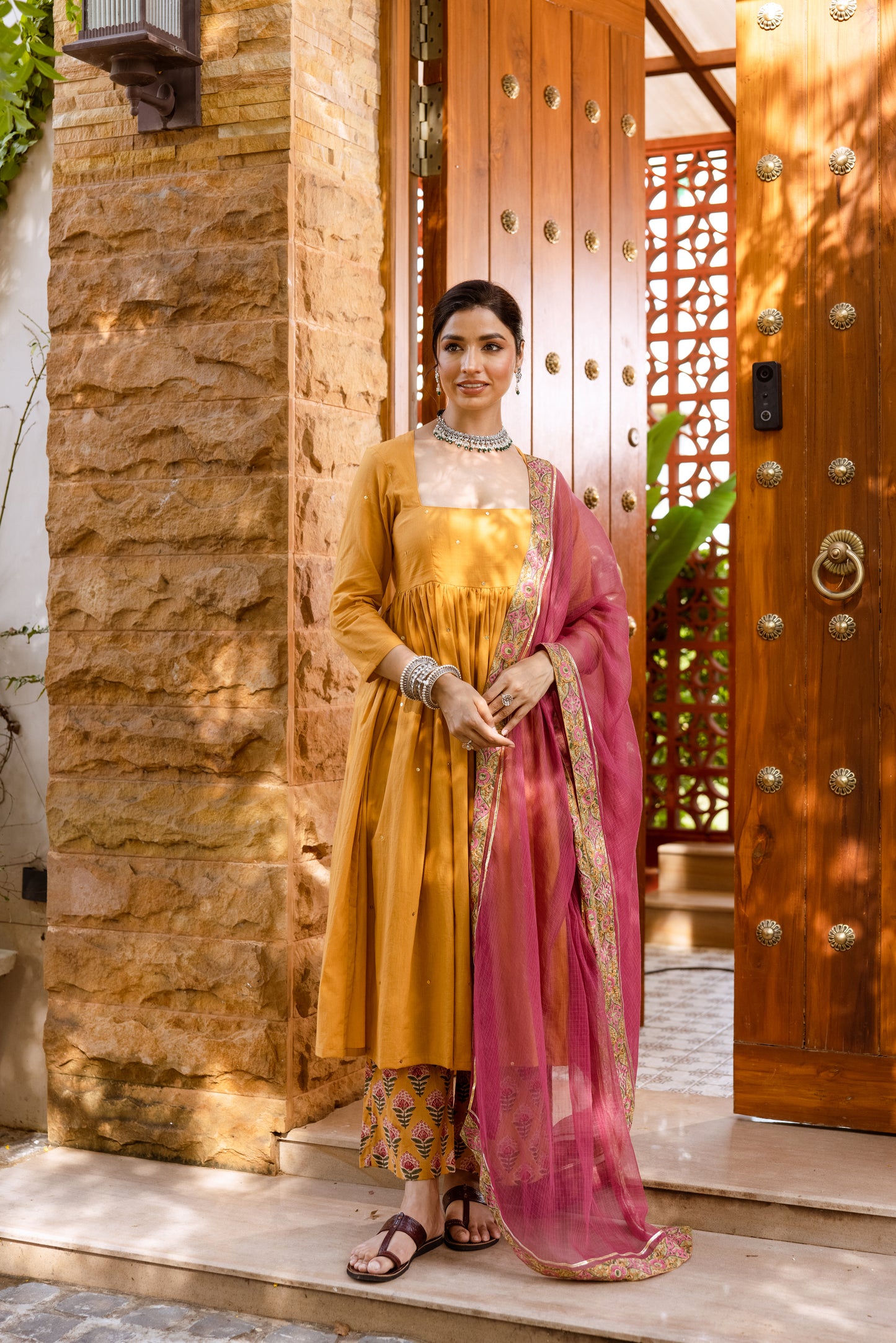 Sunlit Bloom Nyra Cut Suit
