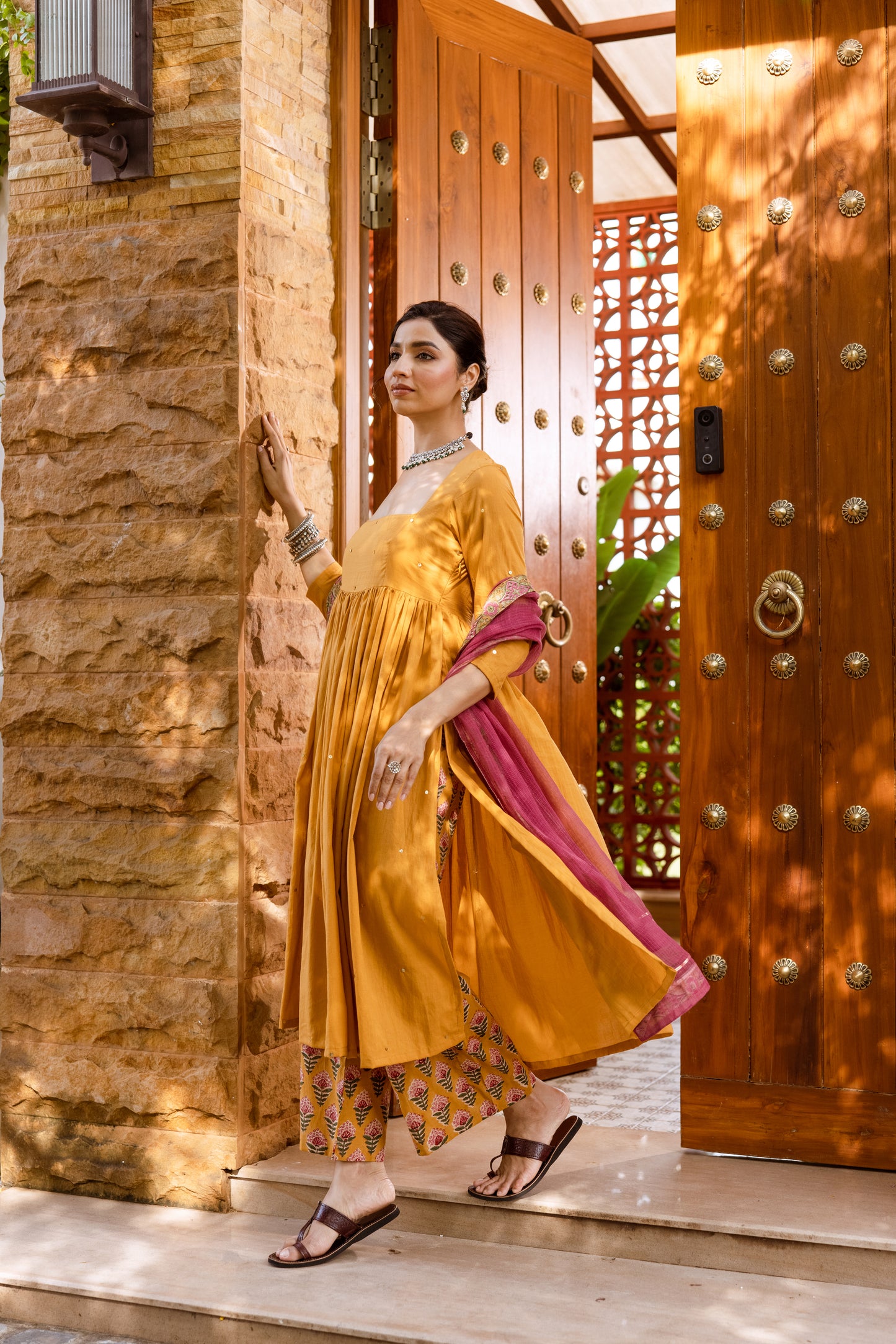 Sunlit Bloom Nyra Cut Suit