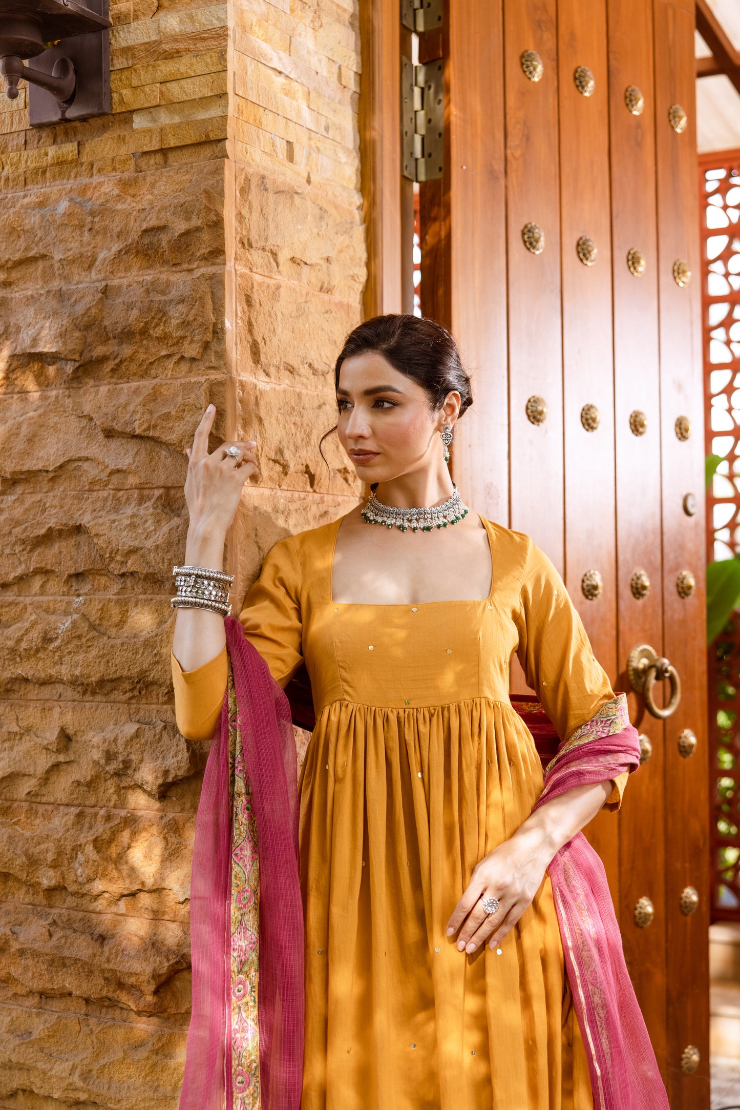 Sunlit Bloom Nyra Cut Suit
