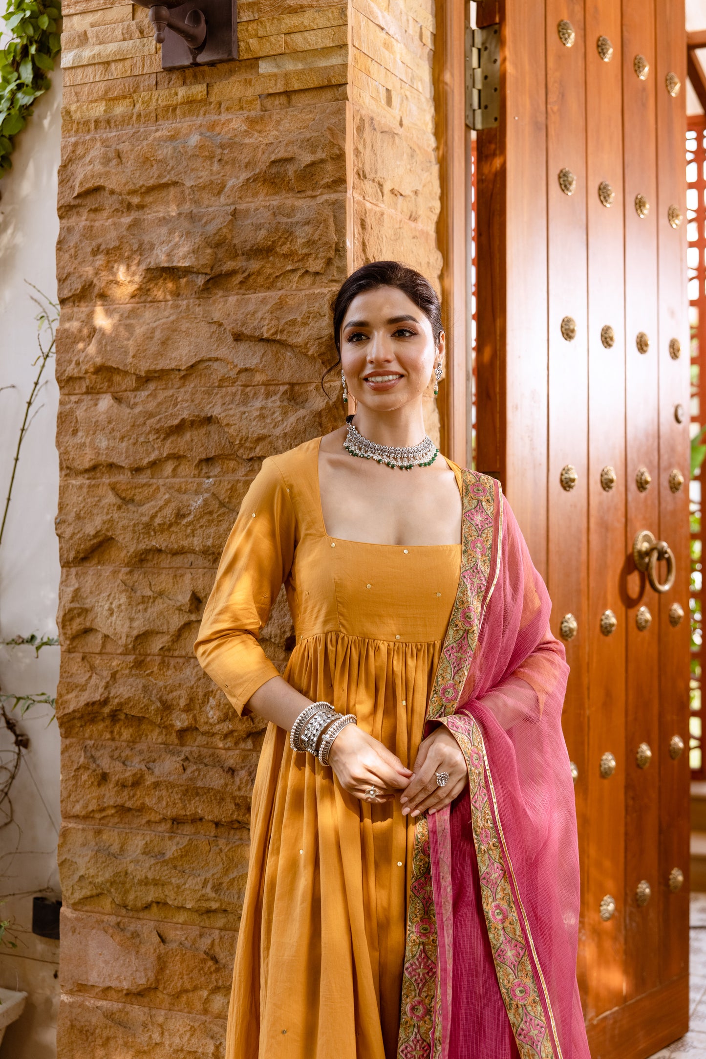 Sunlit Bloom Nyra Cut Suit