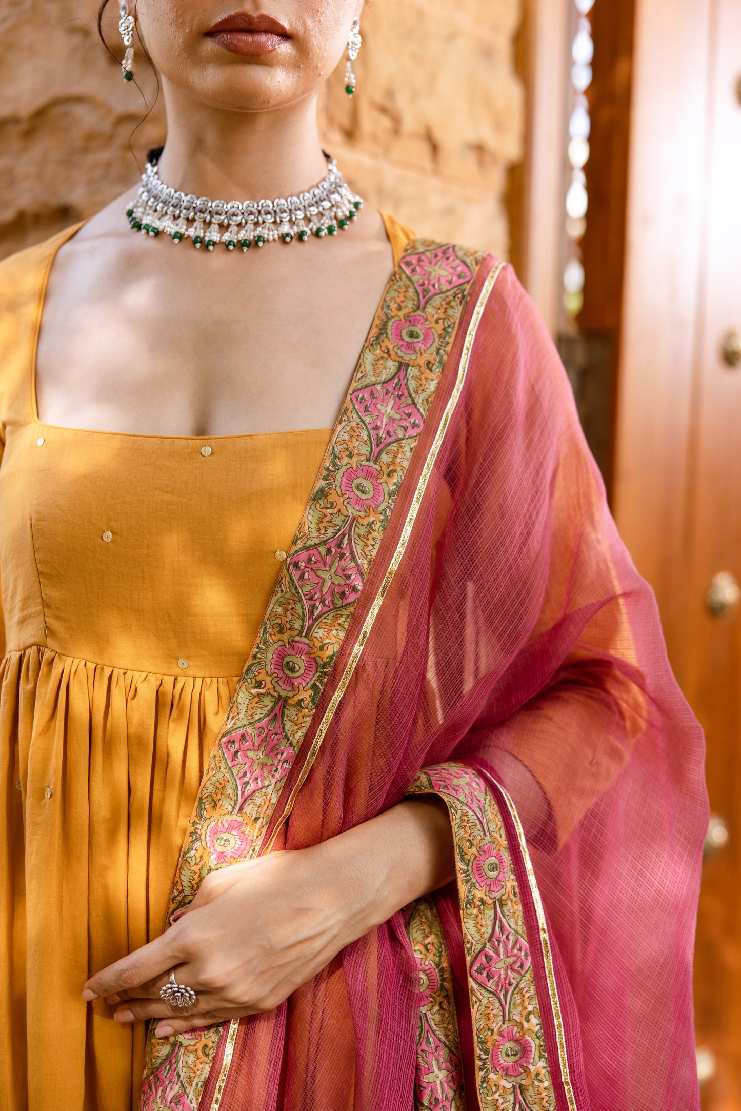 Sunlit Bloom Nyra Cut Suit
