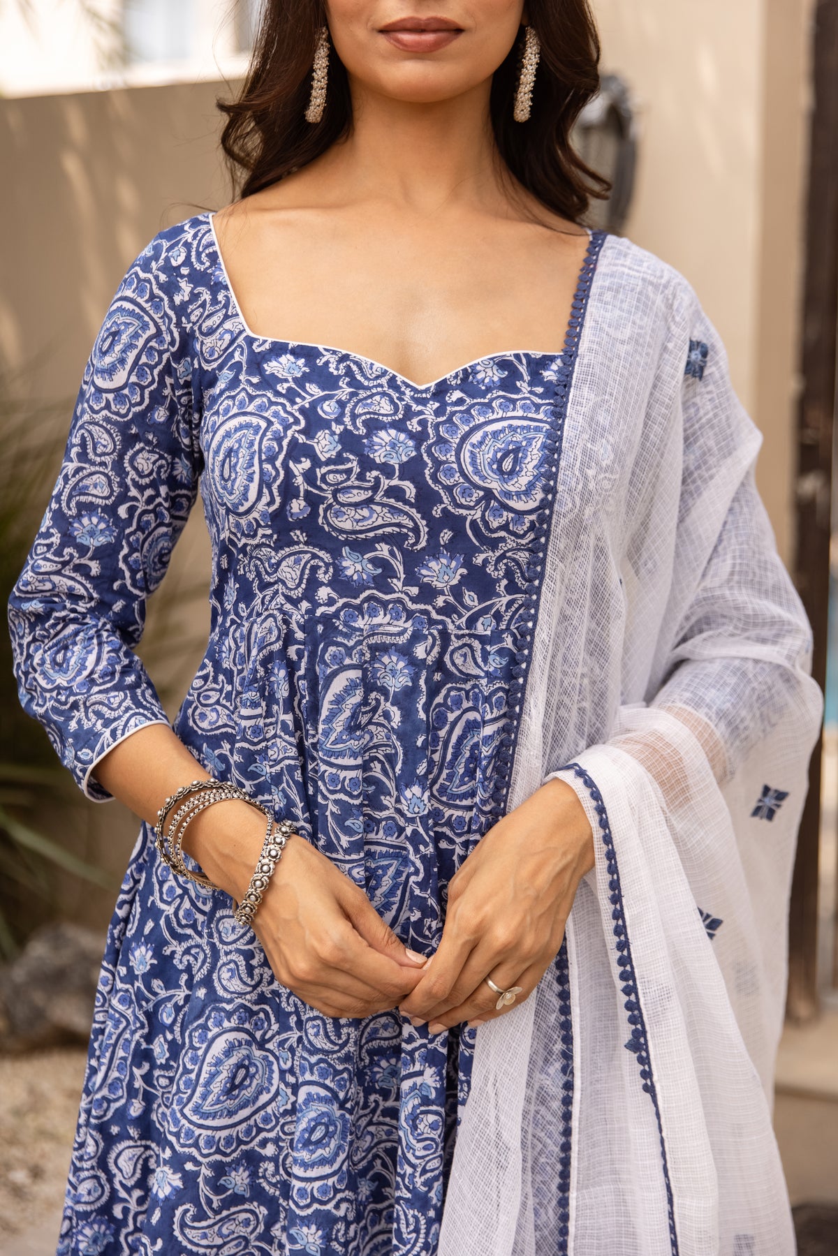 Indigo & White (Sleeved)