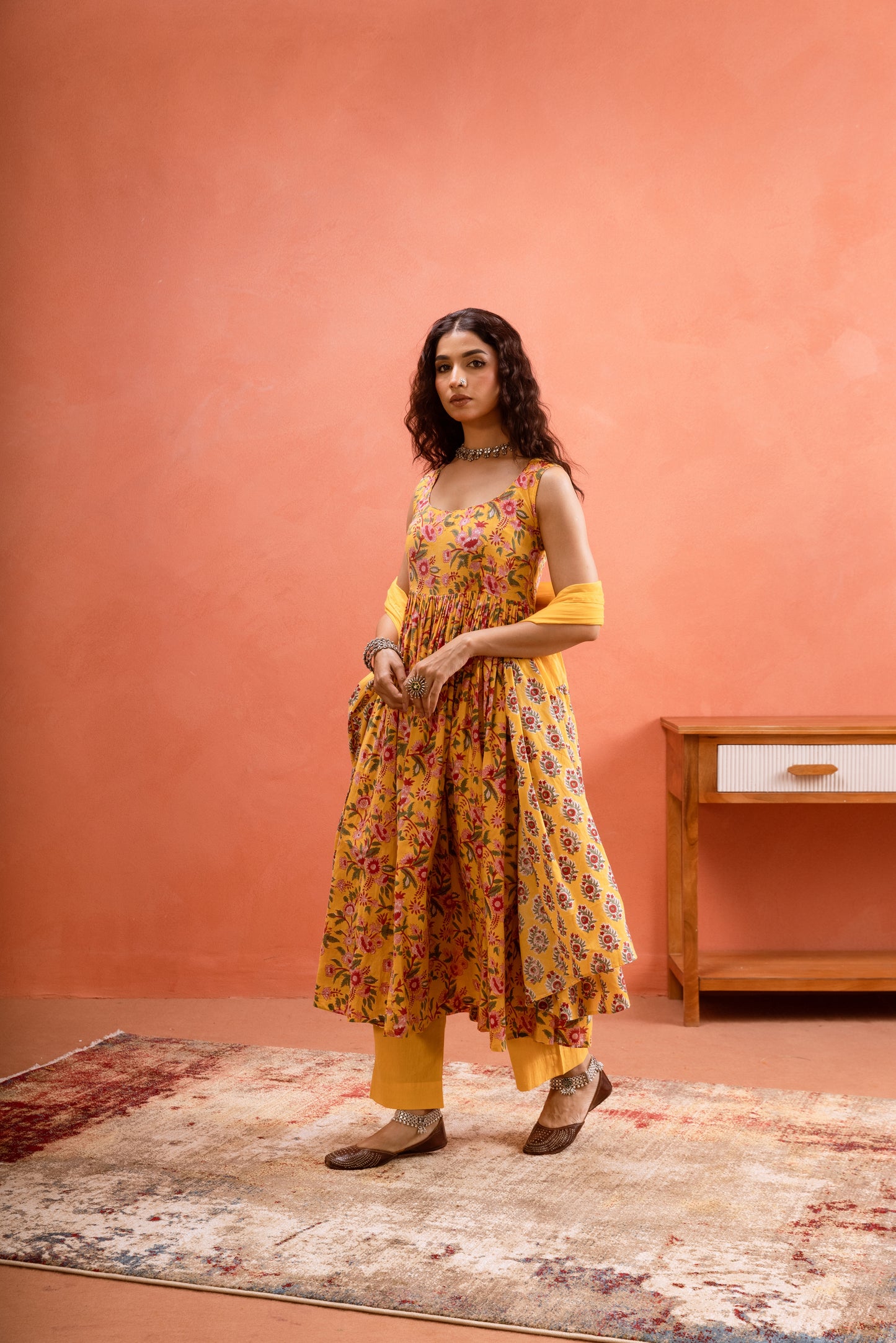 Marigold Bloom - Yellow Sleeveless