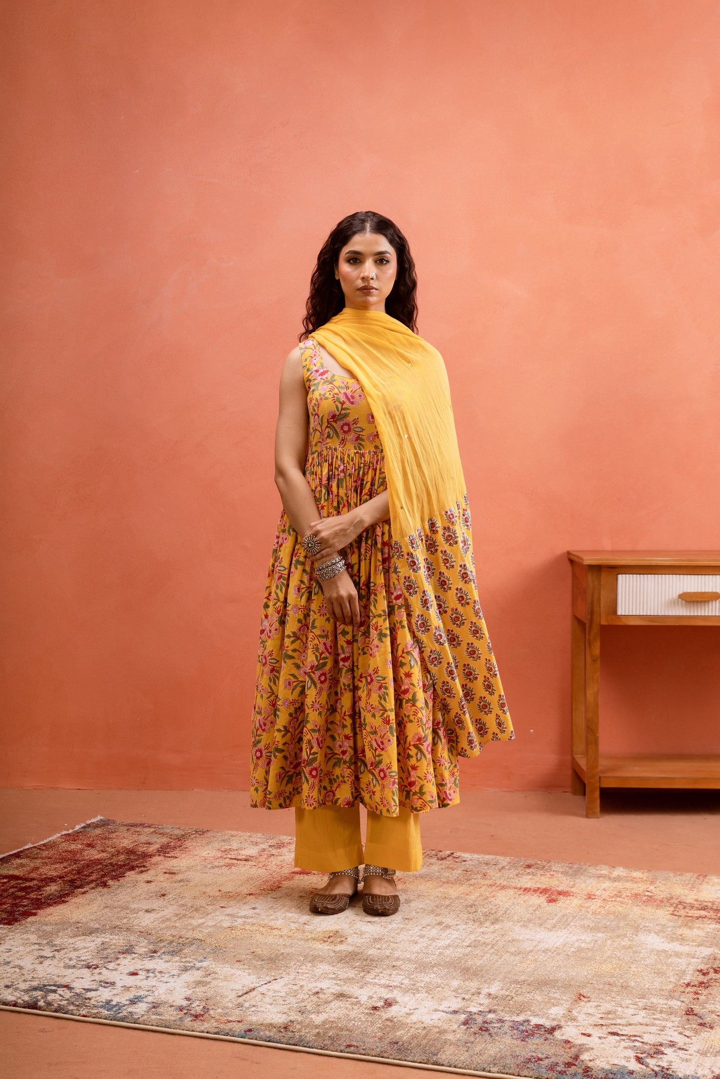 Marigold Bloom - Yellow Sleeveless
