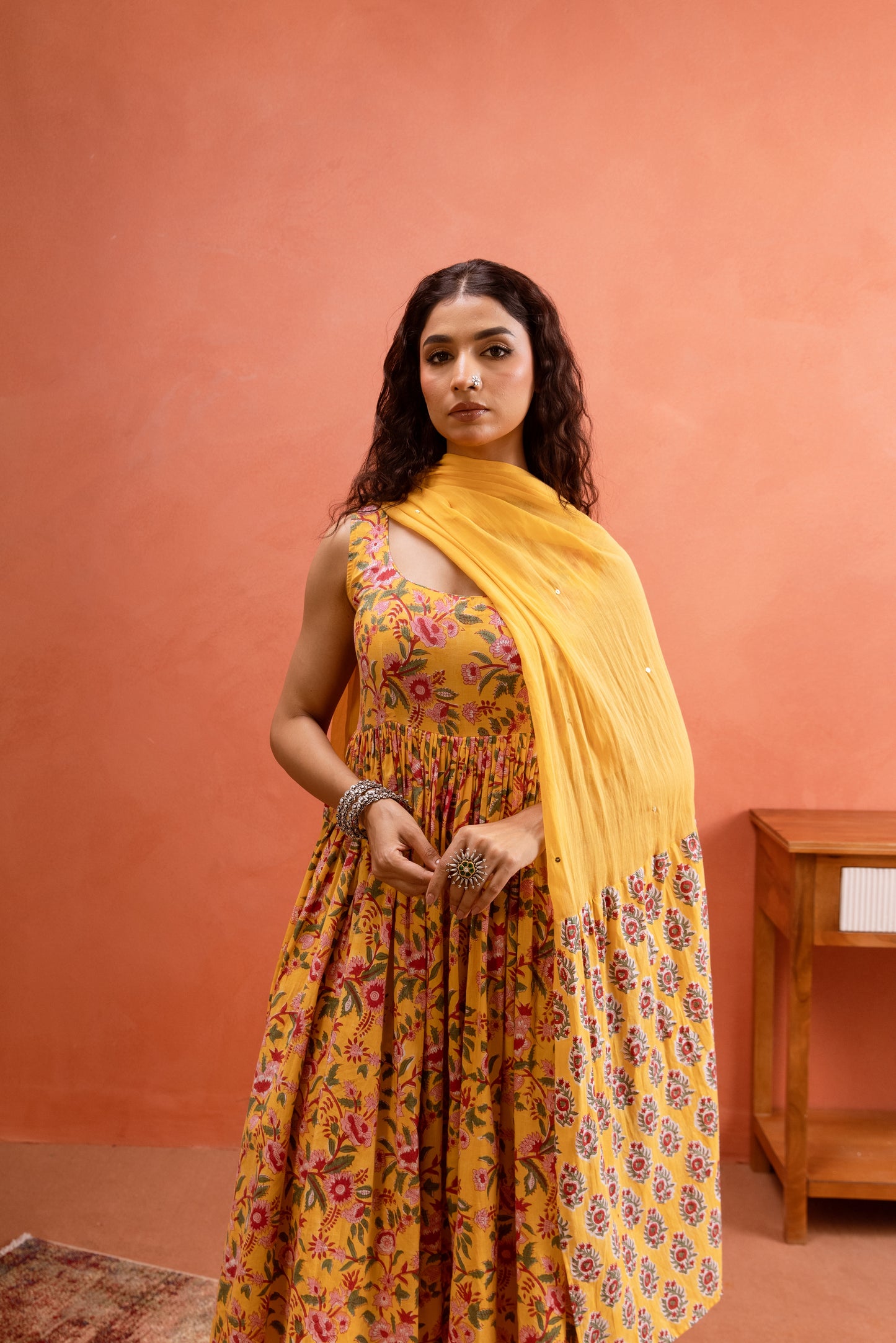 Marigold Bloom - Yellow Sleeveless