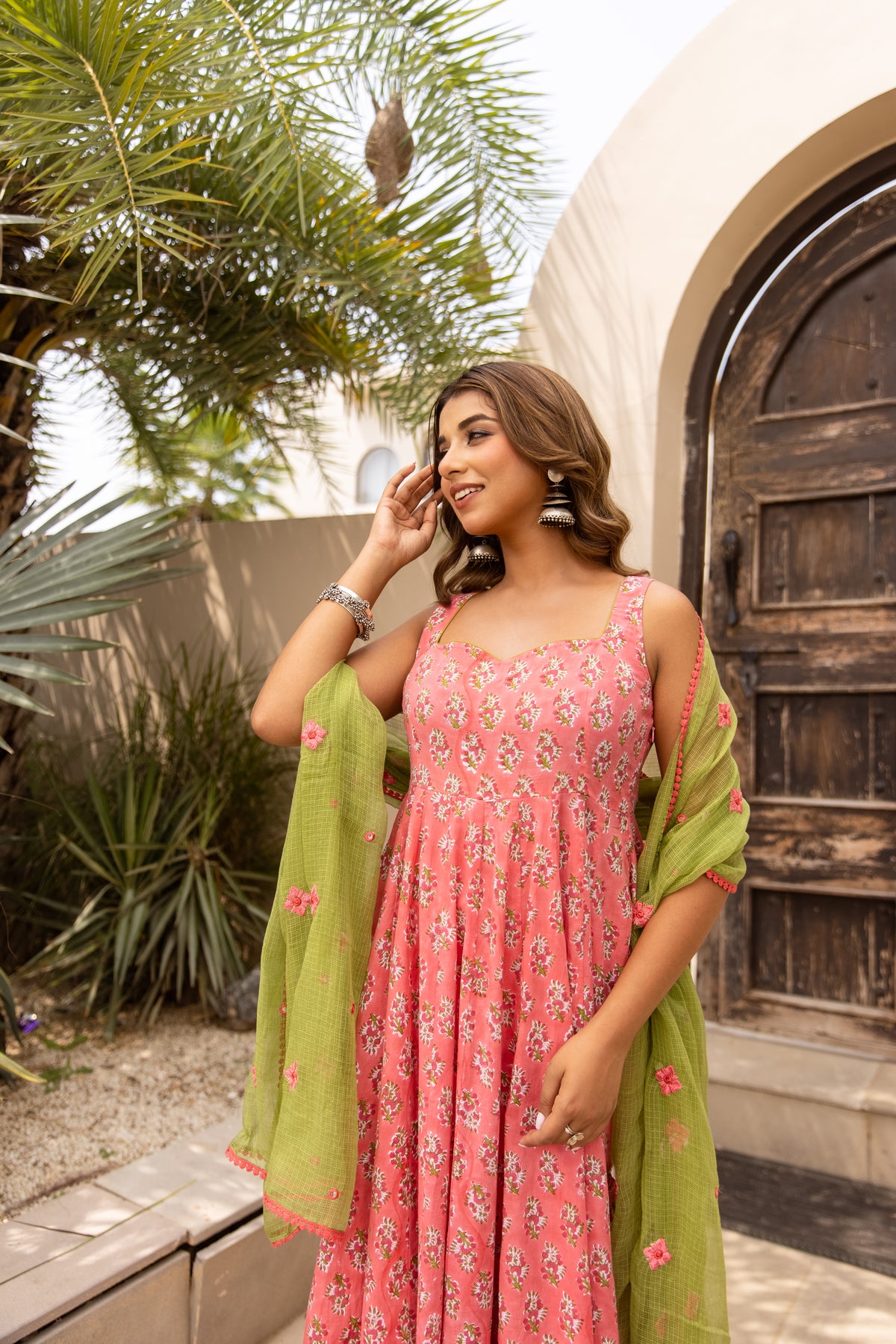 Pink & Green (Sleeveless)