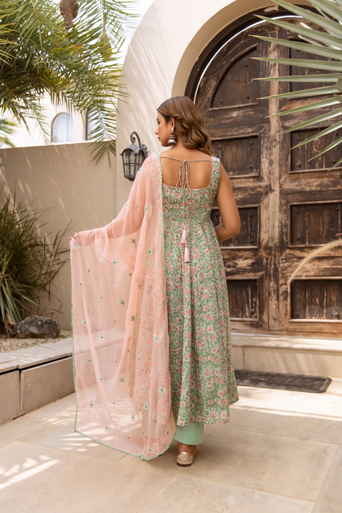 Mint & Coral Pink (Sleeveless)