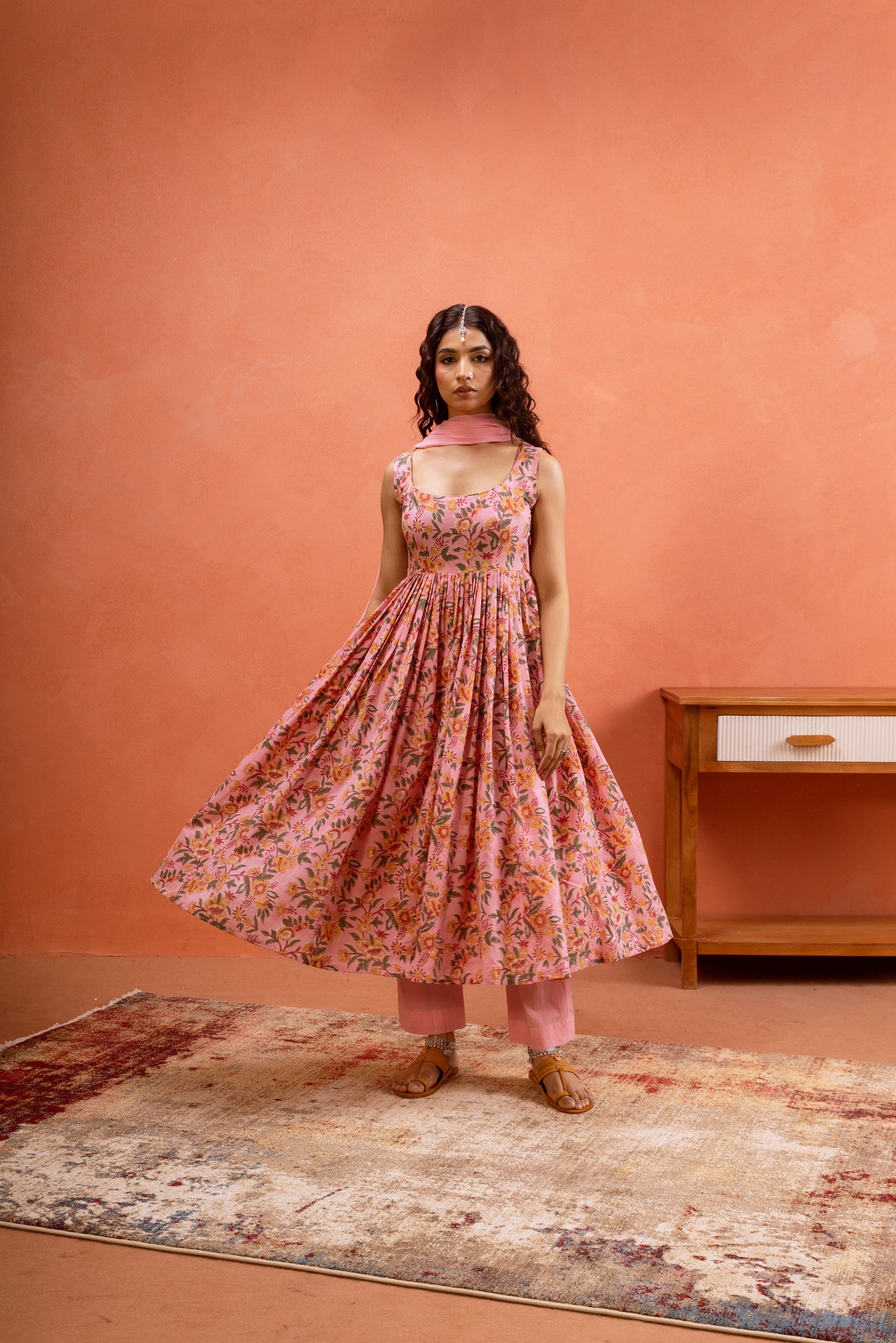 Cherry Blossom - Pink Sleeveless