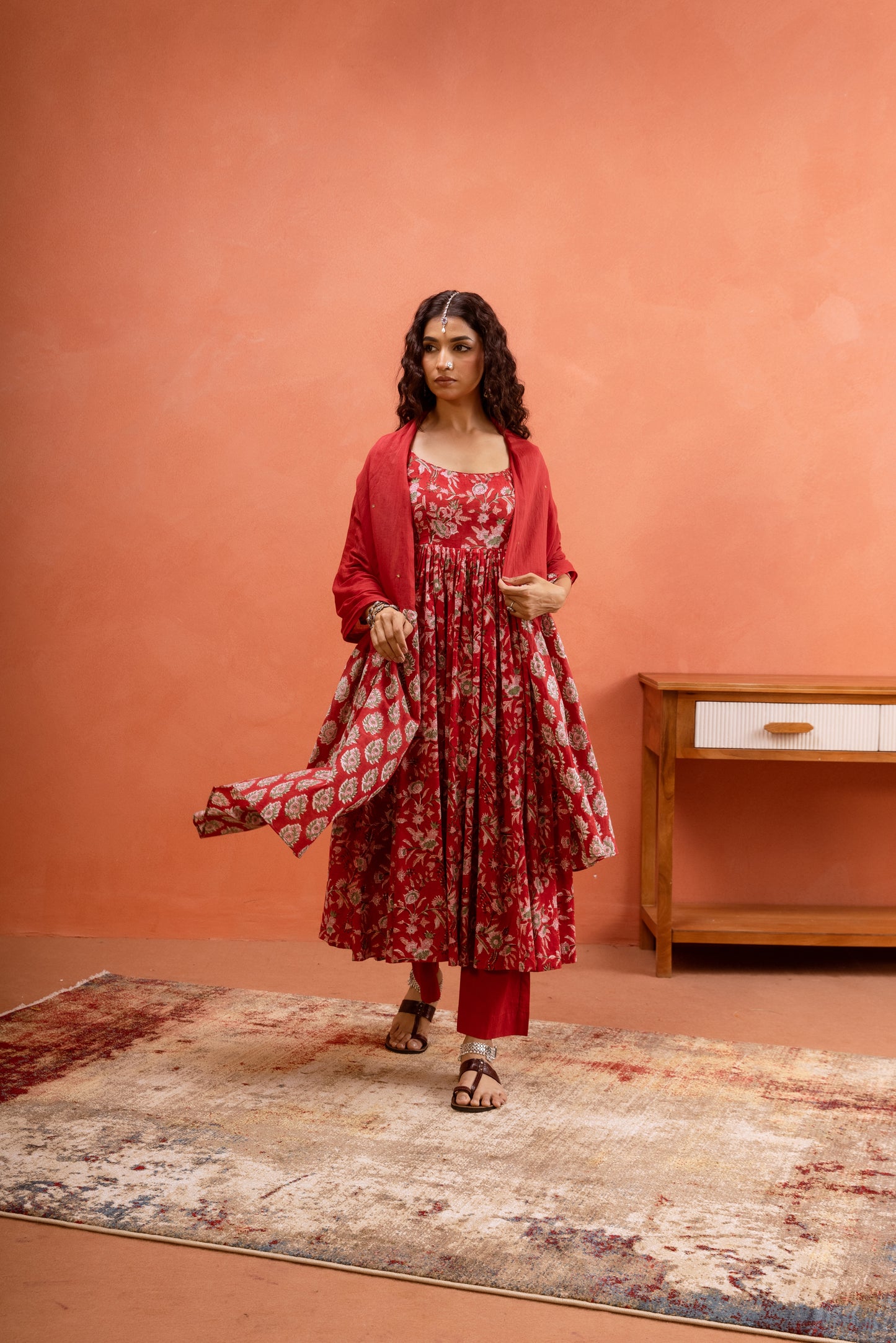 Poppy Bloom - Red Sleeved