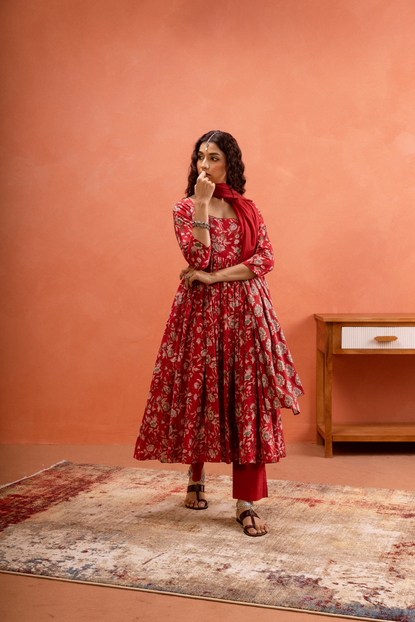 Poppy Bloom - Red Sleeved
