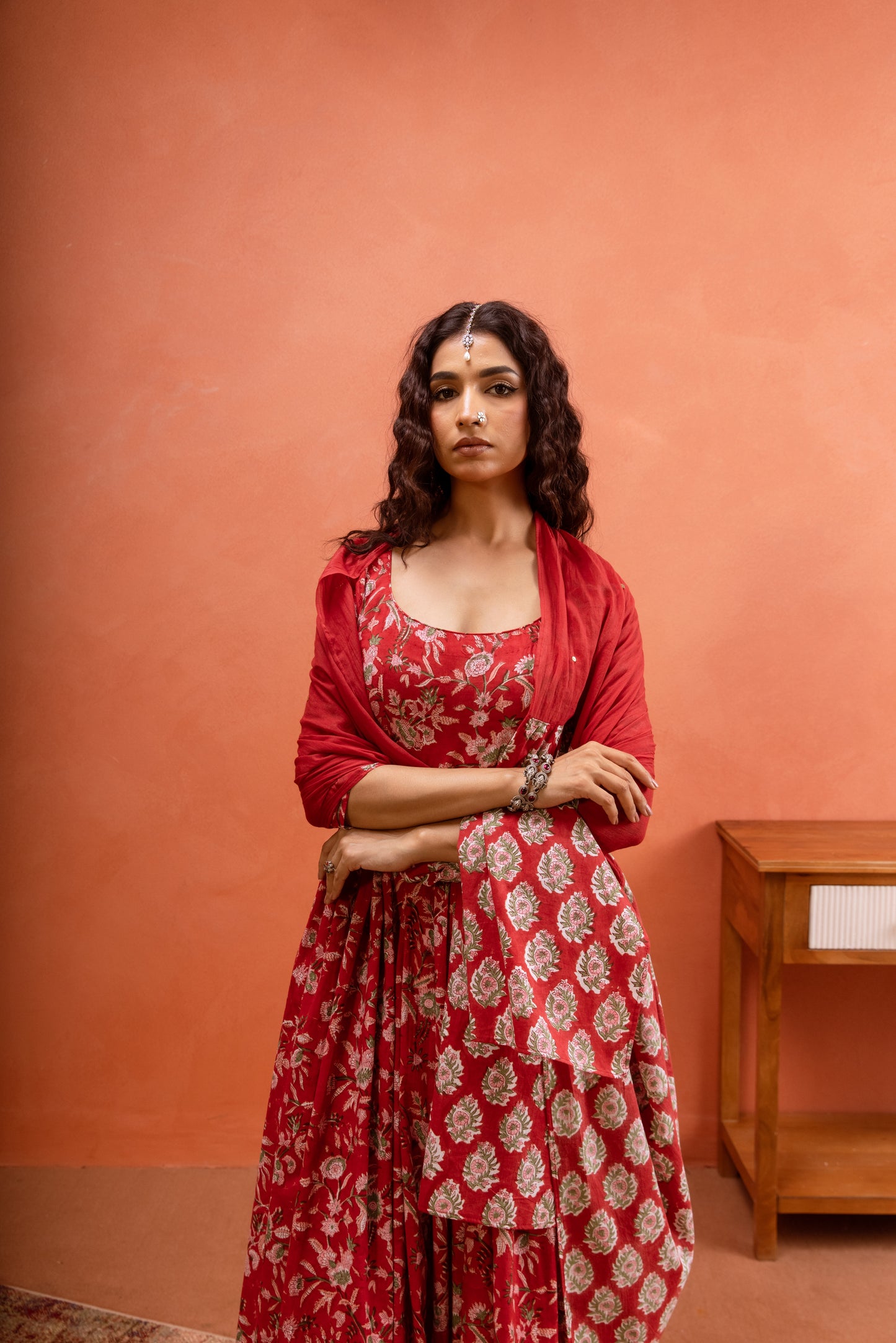 Poppy Bloom - Red Sleeved