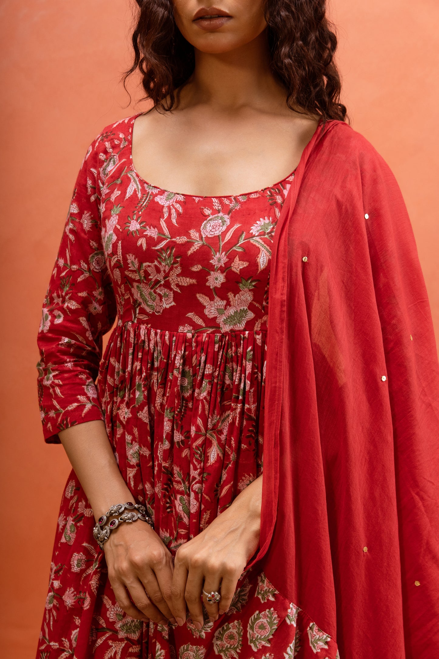 Poppy Bloom - Red Sleeved