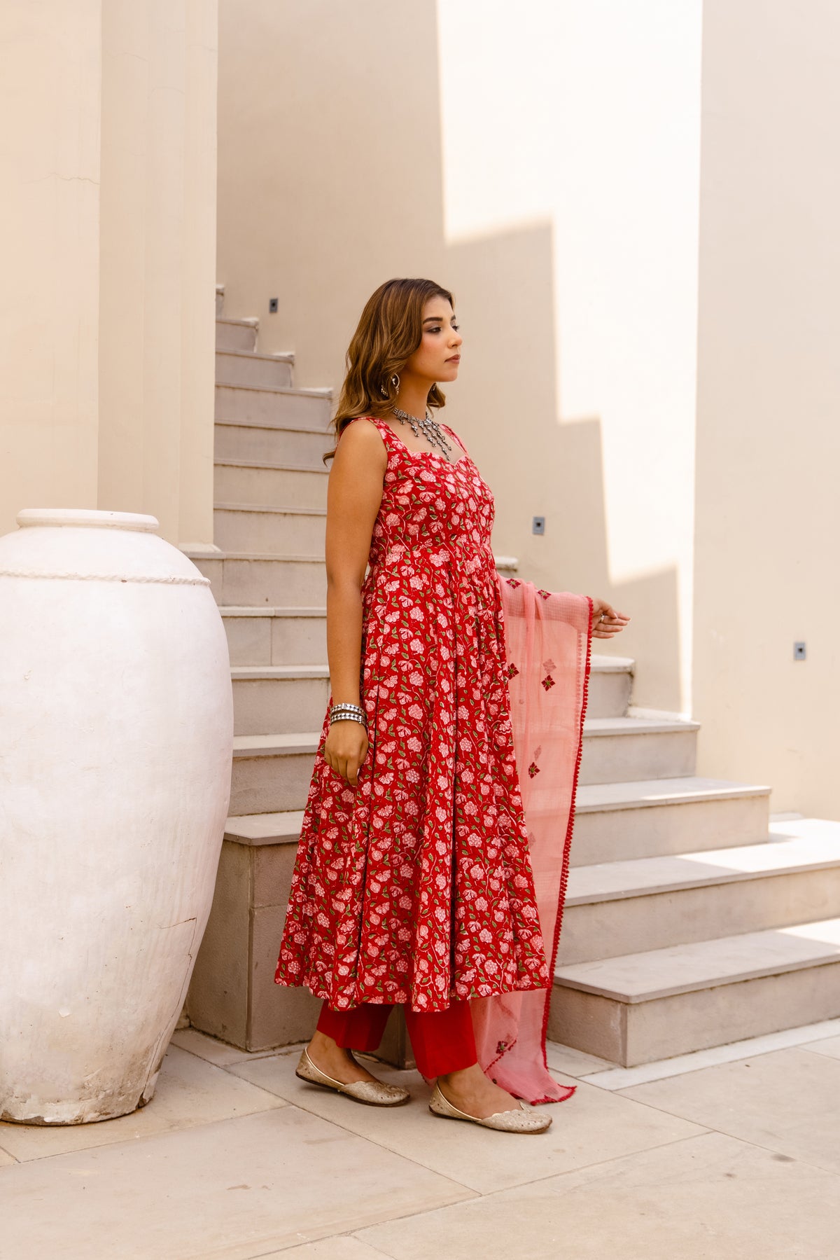 Red & Pink (Sleeveless)