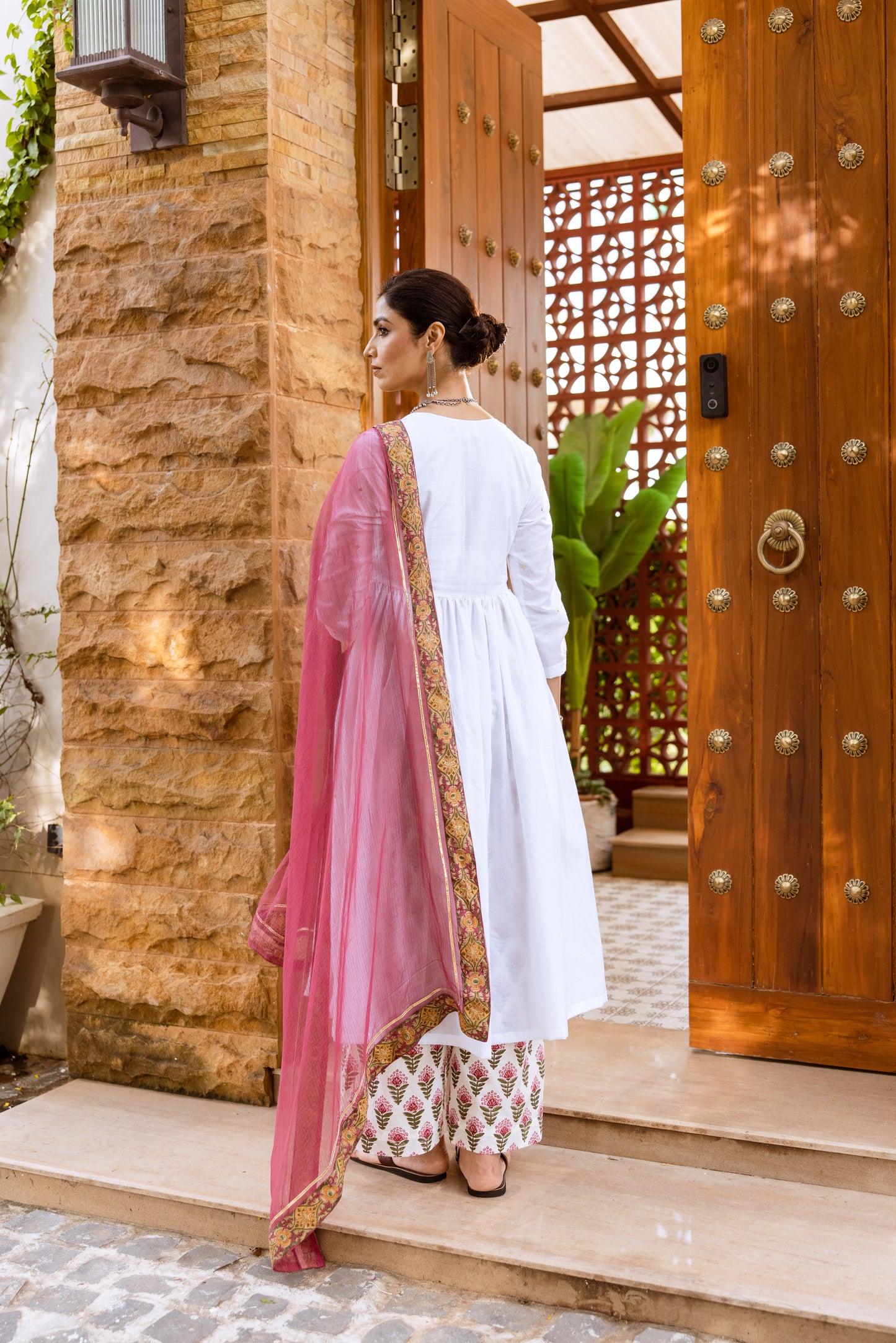 Ivory Lotus Nyra Cut Suit