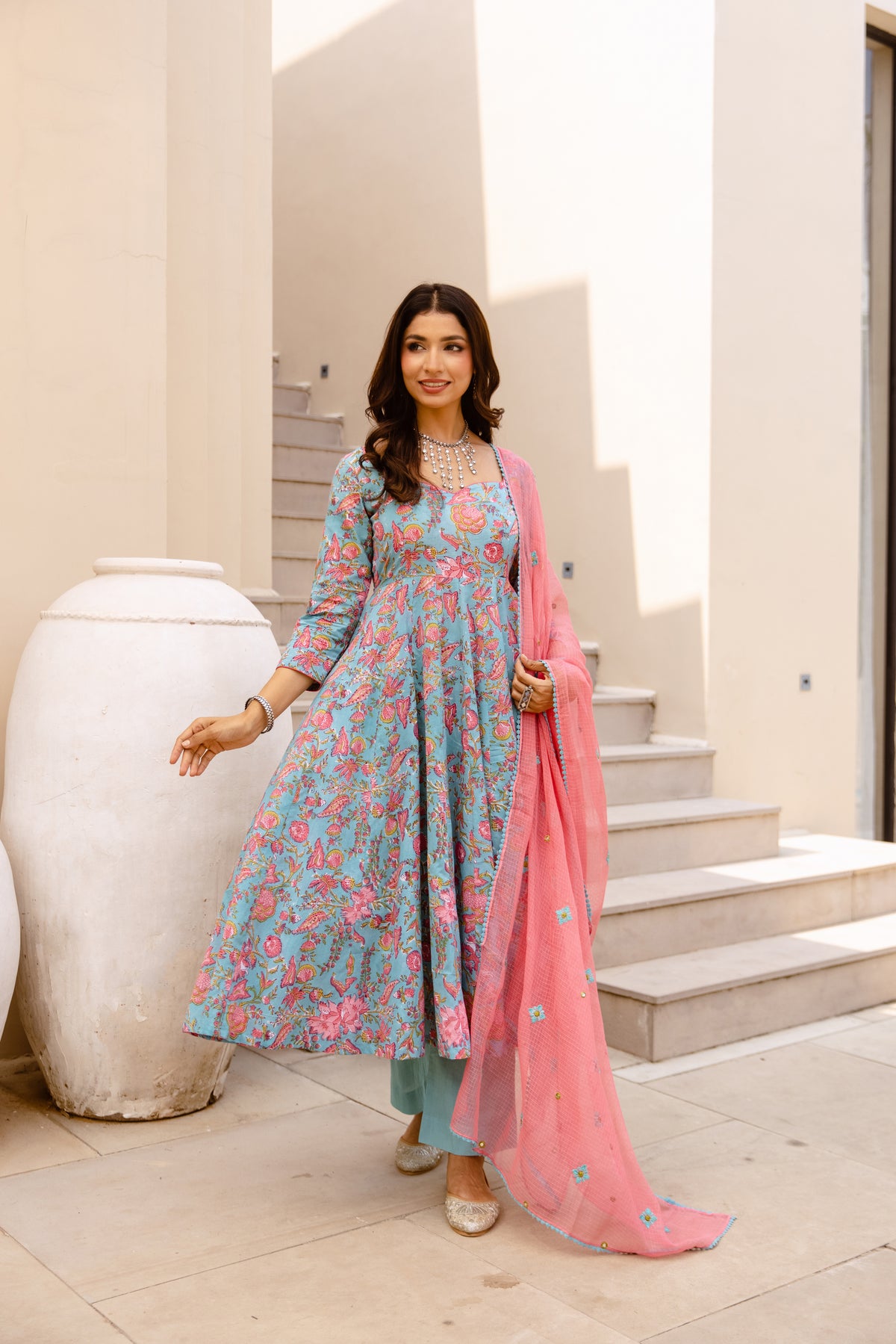 Light Blue & Pink (Sleeved)
