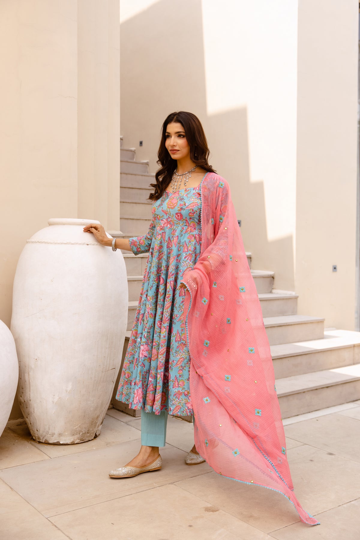 Light Blue & Pink (Sleeved)