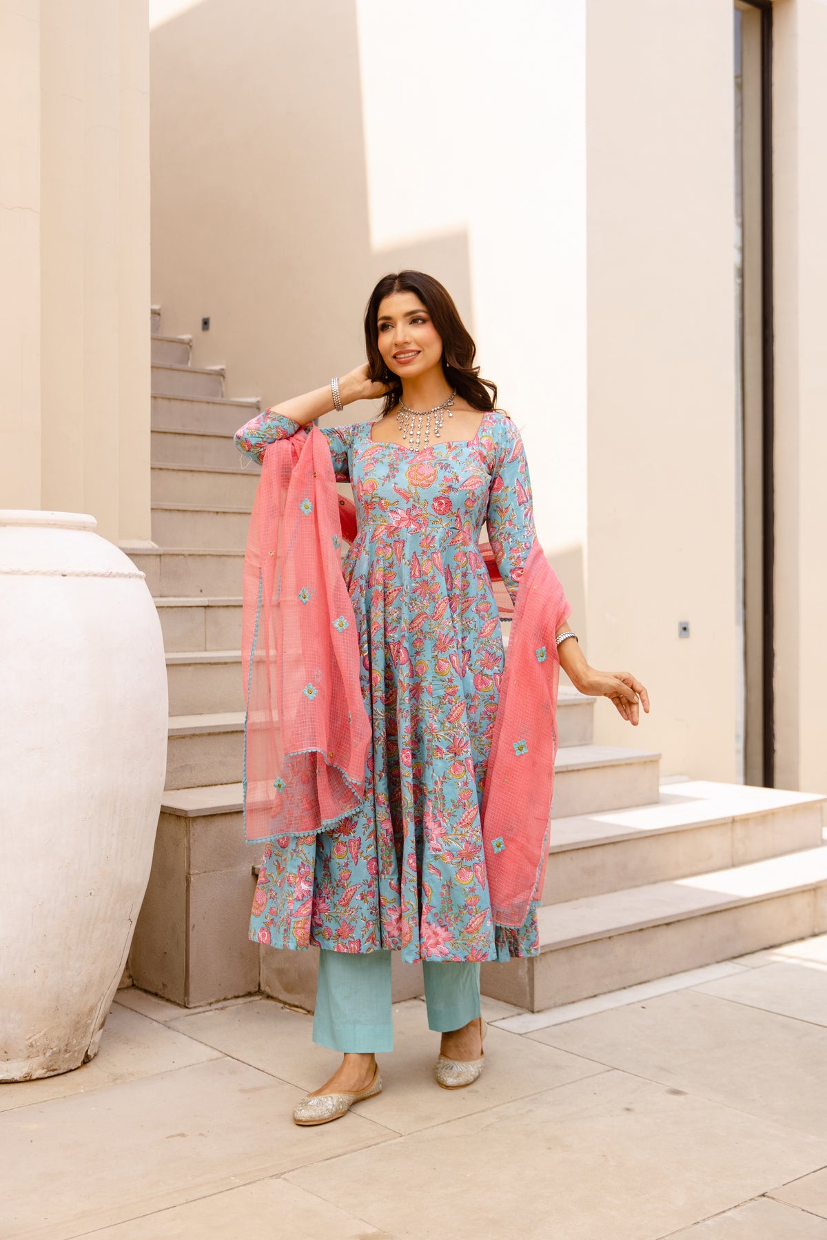 Light Blue & Pink (Sleeved)