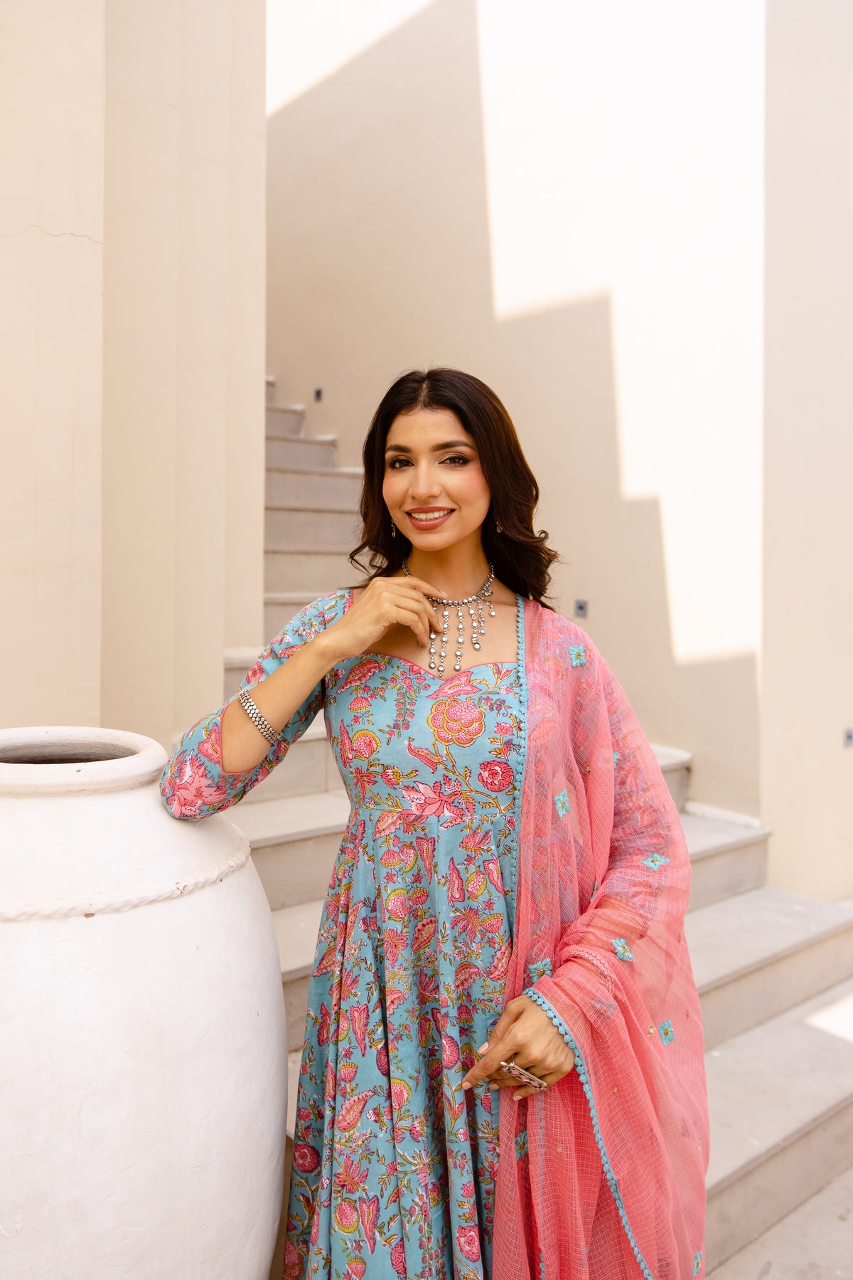 Light Blue & Pink (Sleeved)