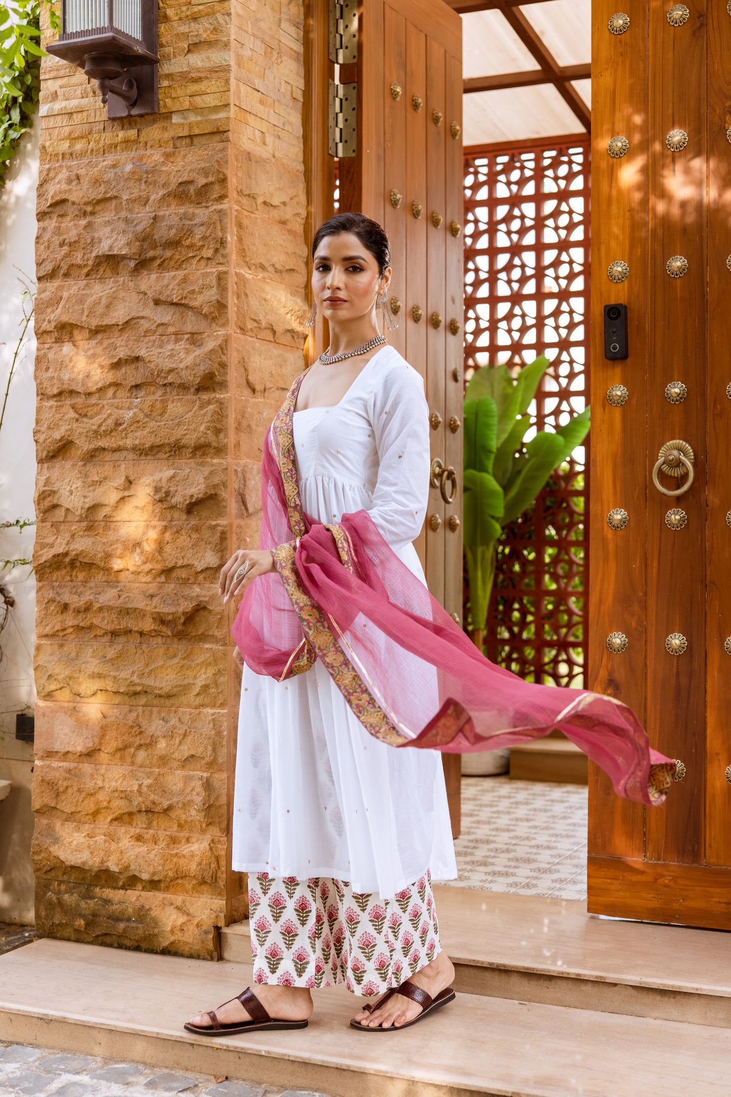 Ivory Lotus Nyra Cut Suit