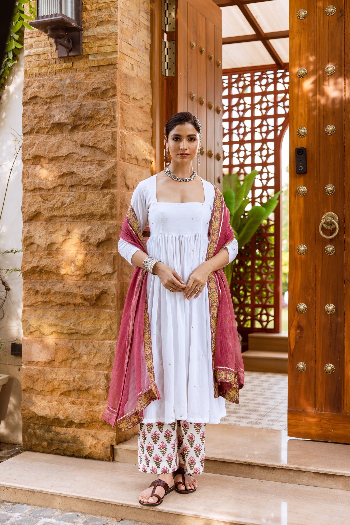 Ivory Lotus Nyra Cut Suit