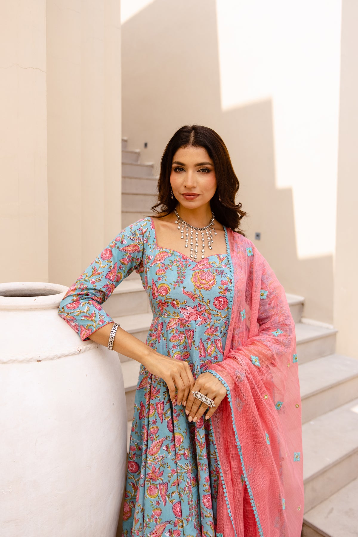 Light Blue & Pink (Sleeved)