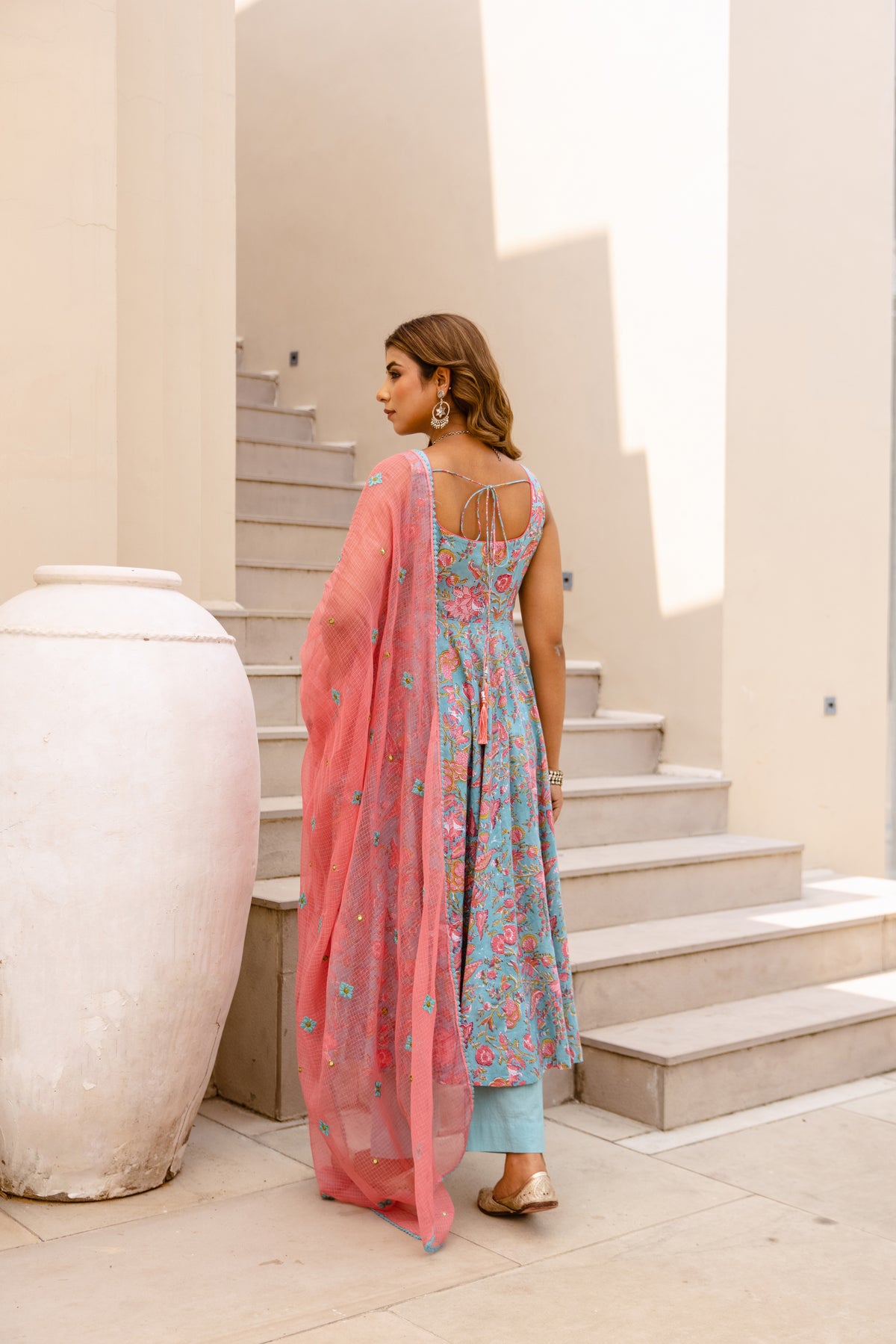 Light Blue & Pink (Sleeveless)