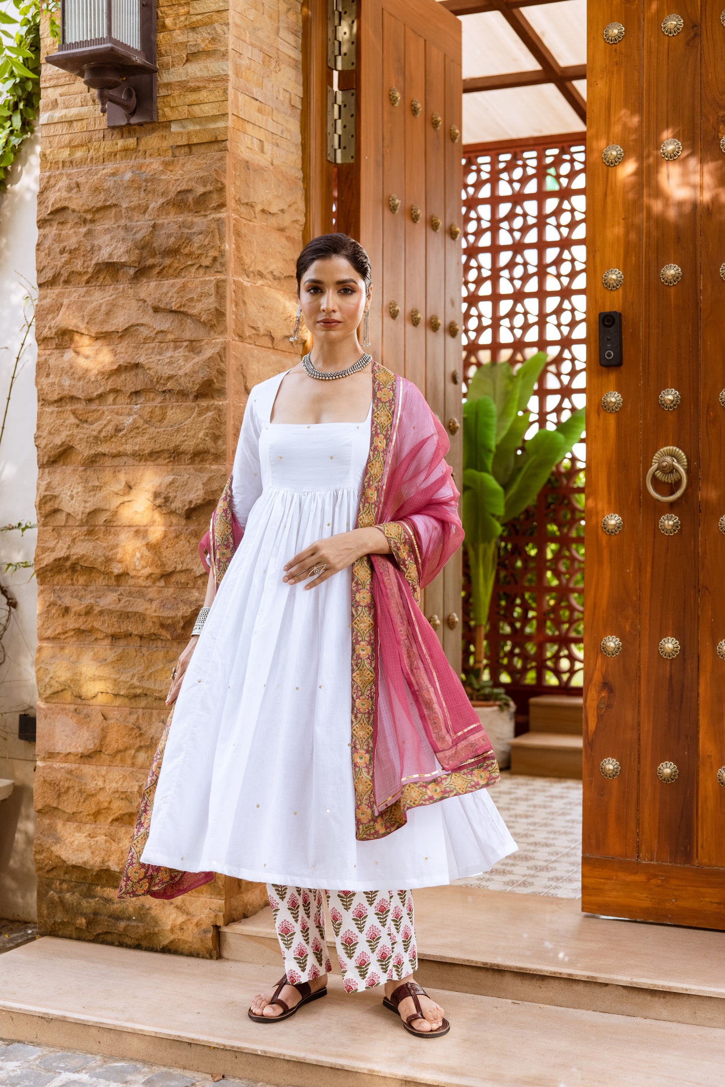 Ivory Lotus Nyra Cut Suit