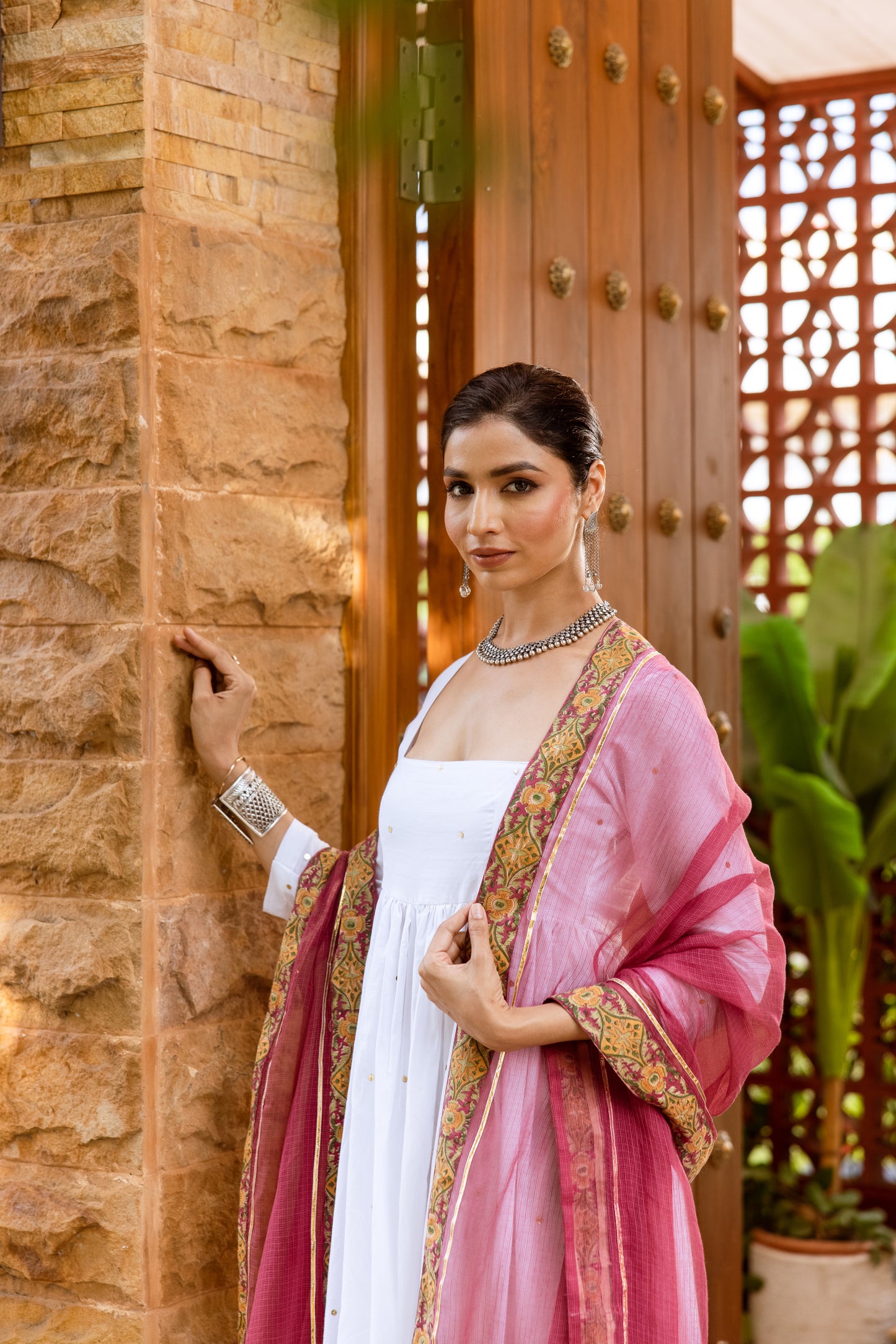 Ivory Lotus Nyra Cut Suit