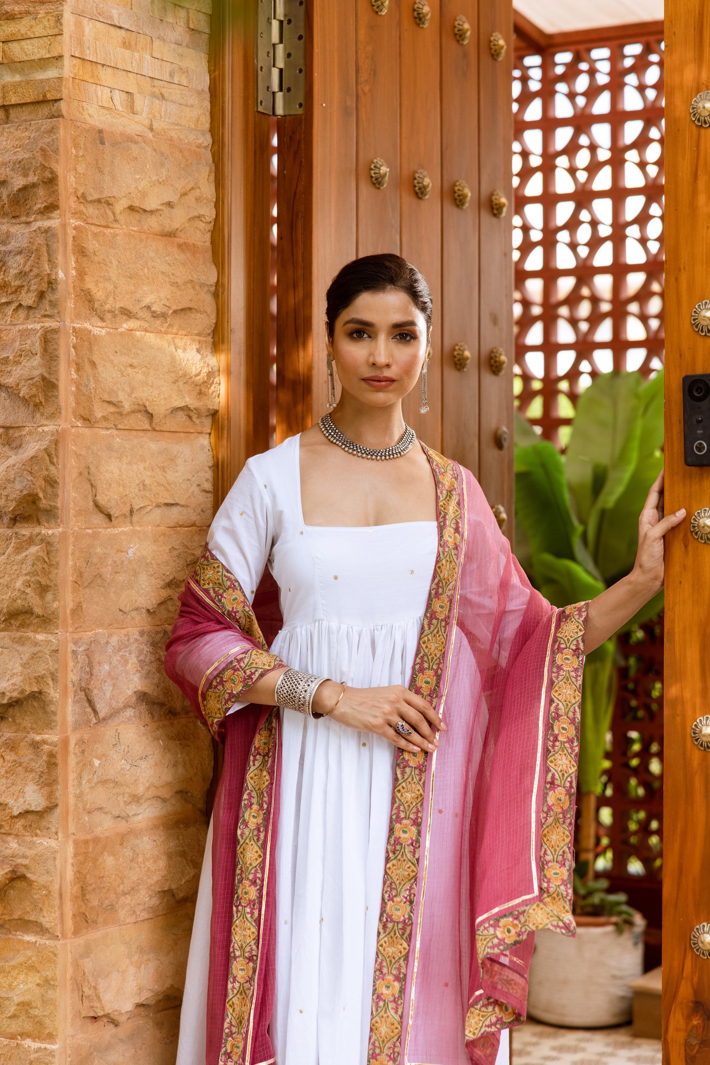 Ivory Lotus Nyra Cut Suit