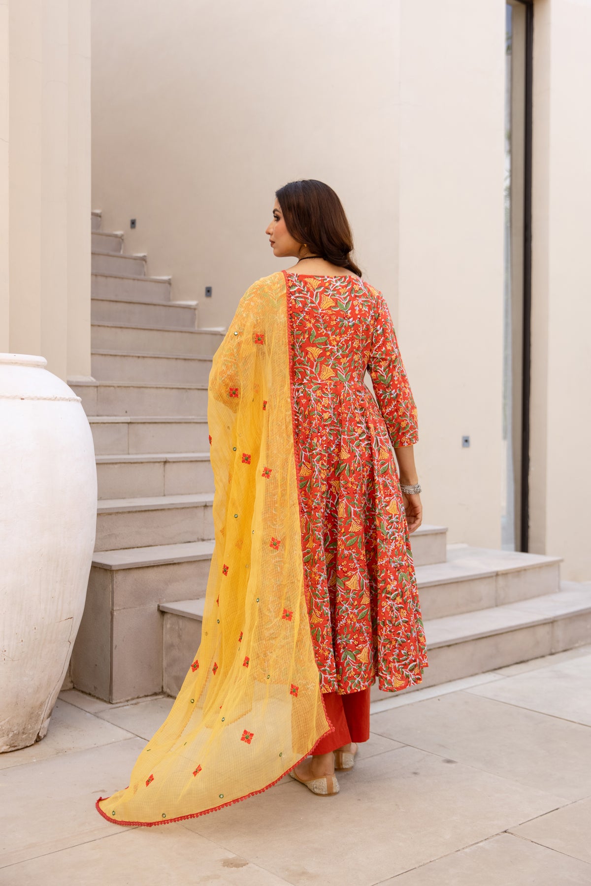 Burnt Orange & Yellow (Sleeved)