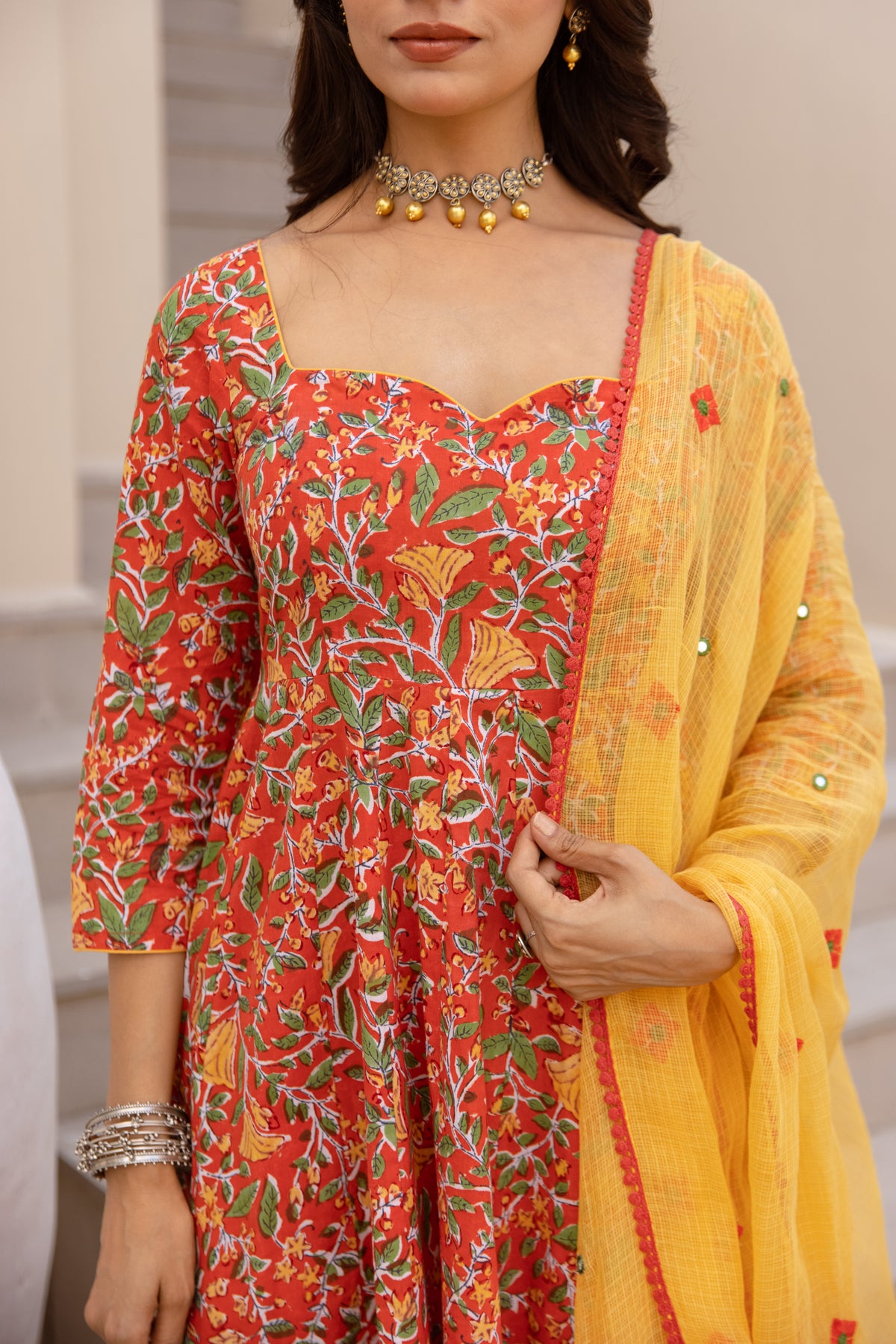 Burnt Orange & Yellow (Sleeved)