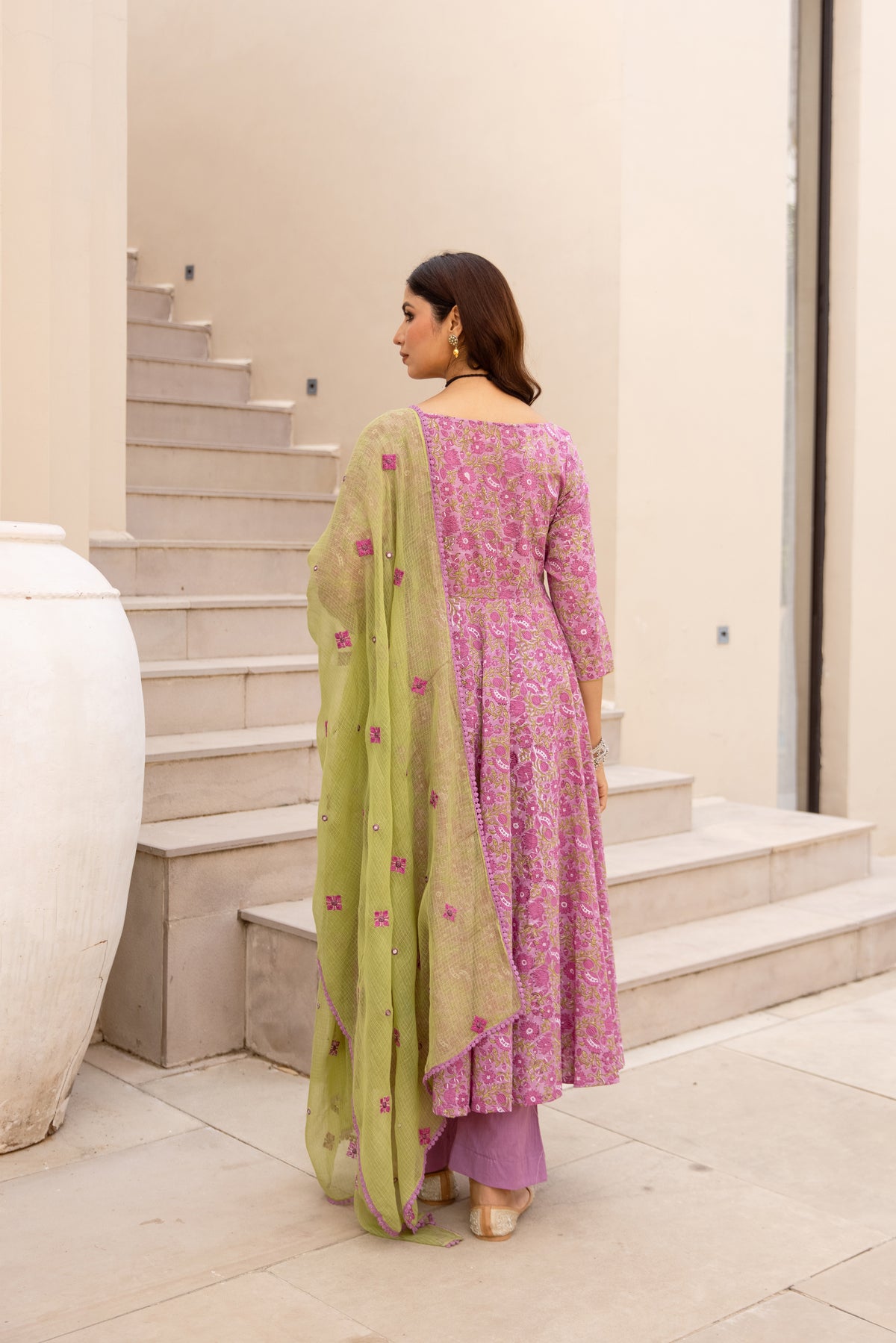 Lavender Purple & Green (Sleeved)
